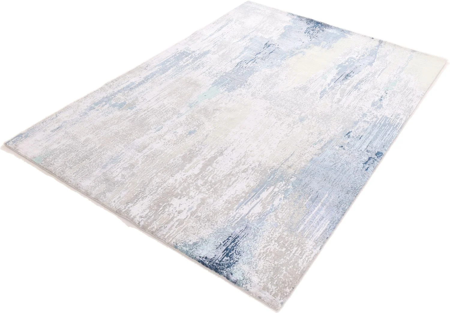 Hand-Knotted Indian Rug, 172 × 247 cm, Wool & Silk - Image 4