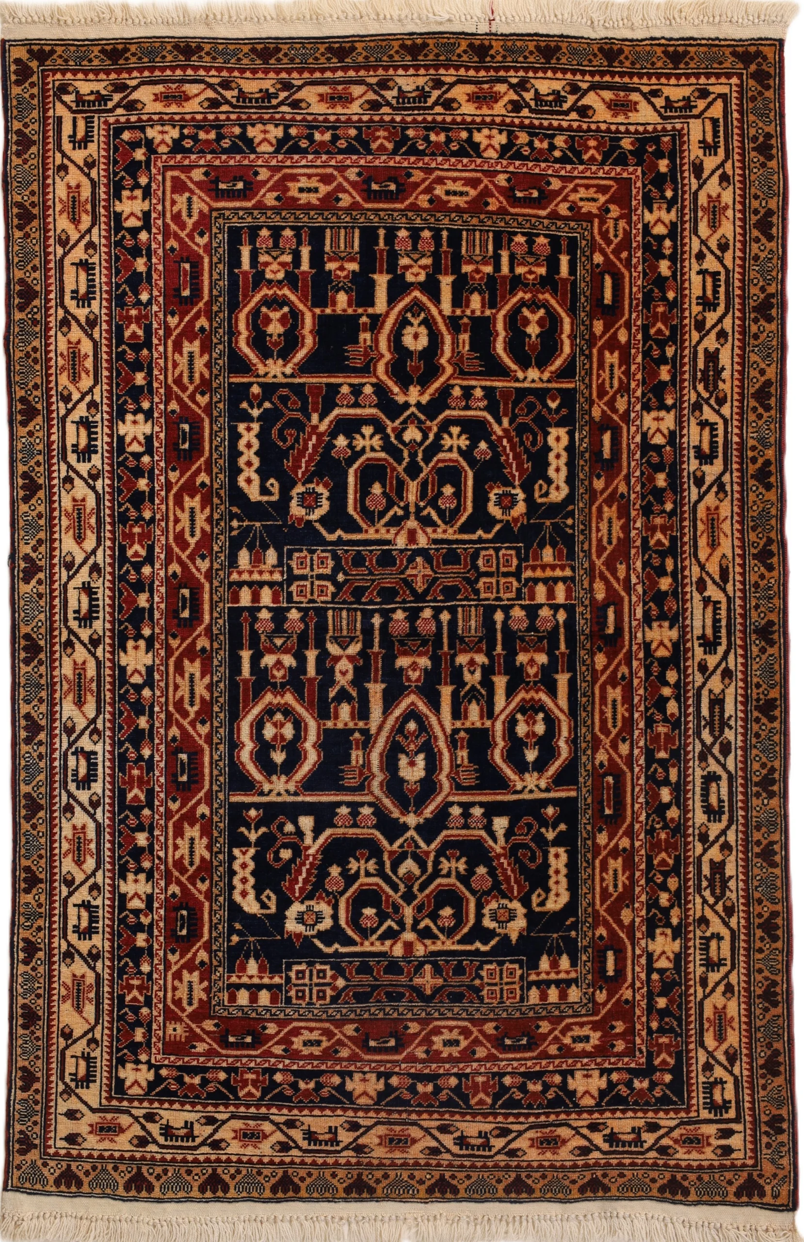 Wool Baluch Persian Rug 143 × 98 cm, hand-knotted