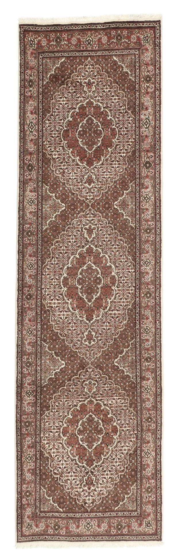 Wool & Silk Tabriz Persian Rug 80 × 288 cm, hand-knotted