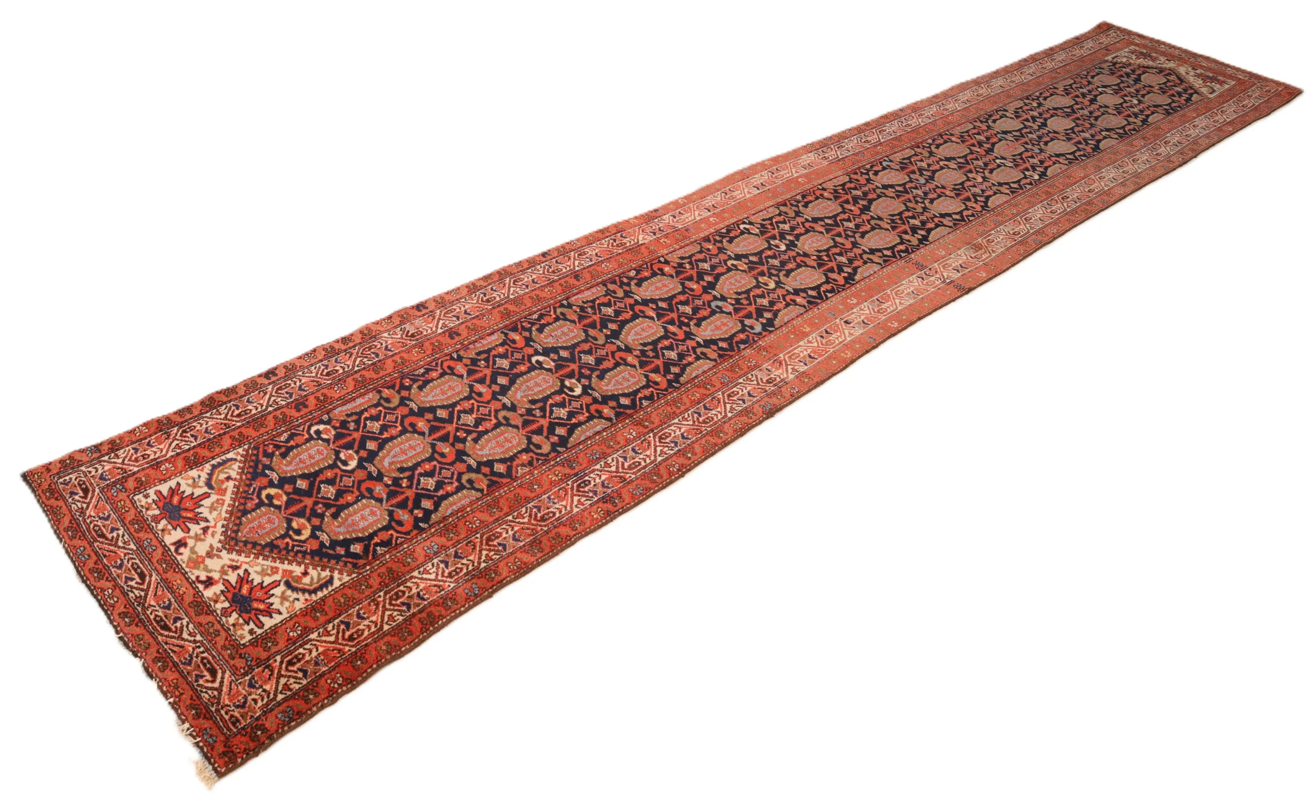 Hand-Knotted Malayer Persian Rug, 508 × 100 cm, Wool - Image 6