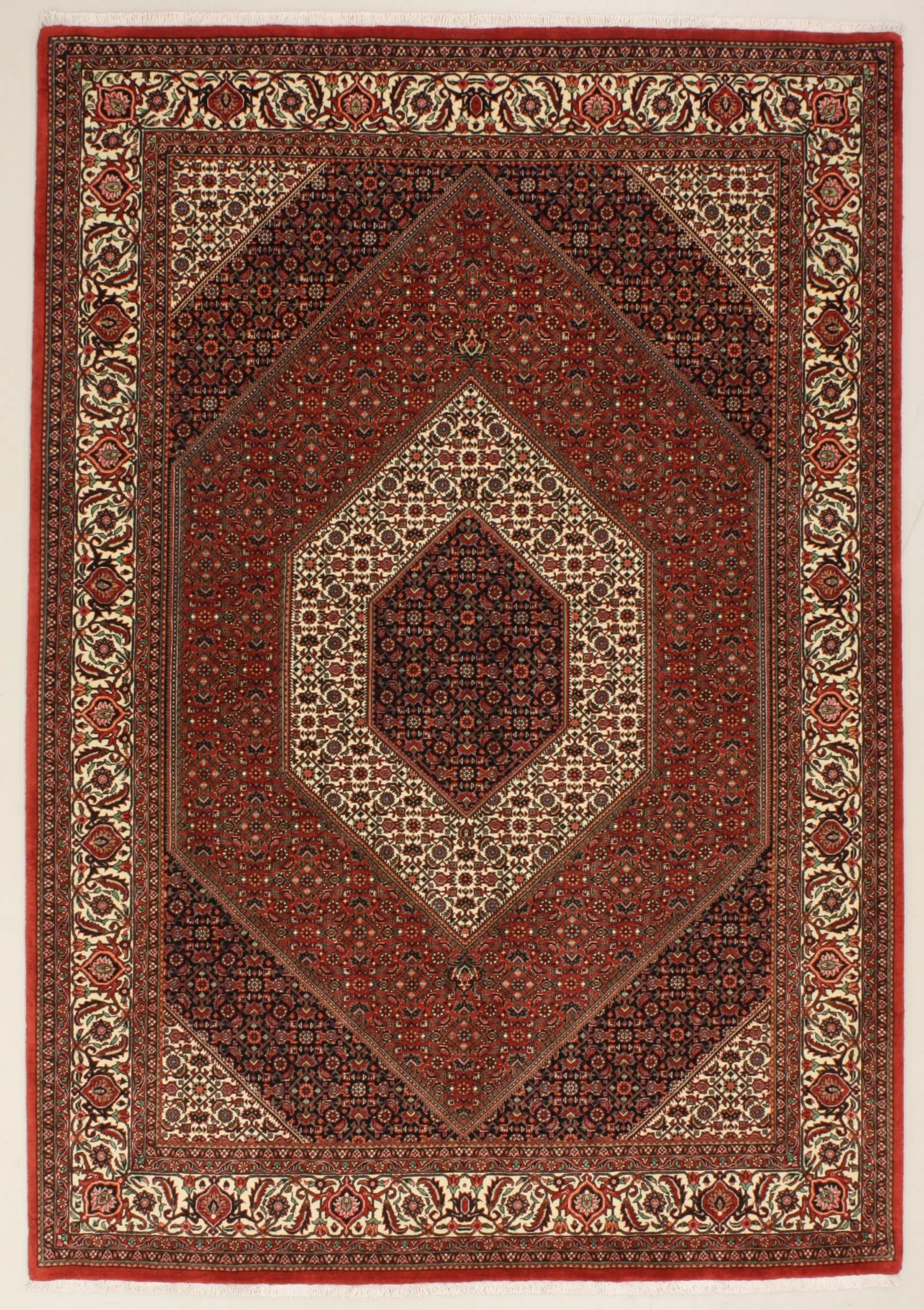 Bijar Persian Rug 170 × 250 cm in Wool & Silk, hand-knotted