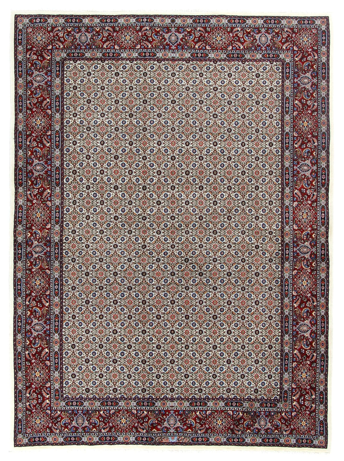 Moud Persian Rug 173 × 240 cm in Wool & Silk, hand-knotted