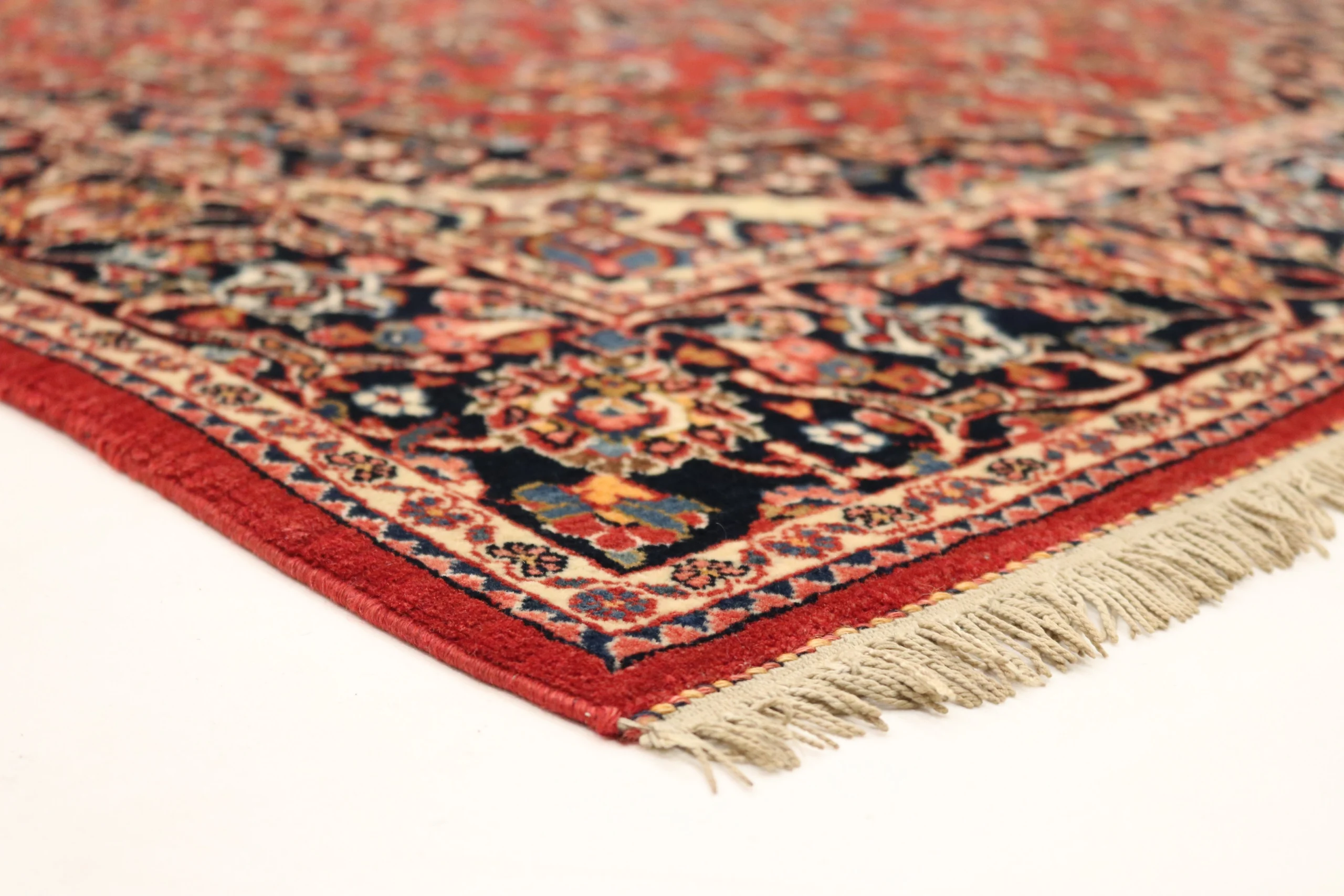Kashan Persian Rug 192 × 138 cm in Wool, hand-knotted - Image 6
