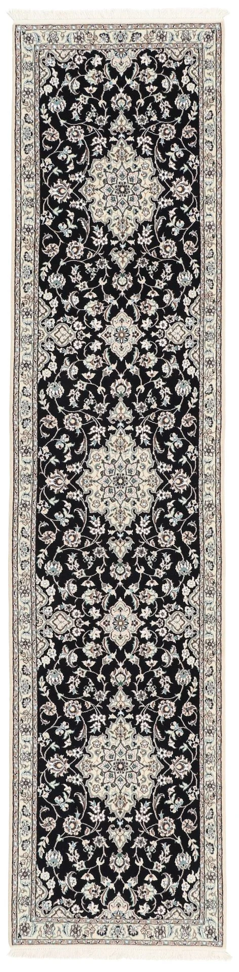 Wool & Silk Tabriz Persian Rug 70 × 310 cm, hand-knotted