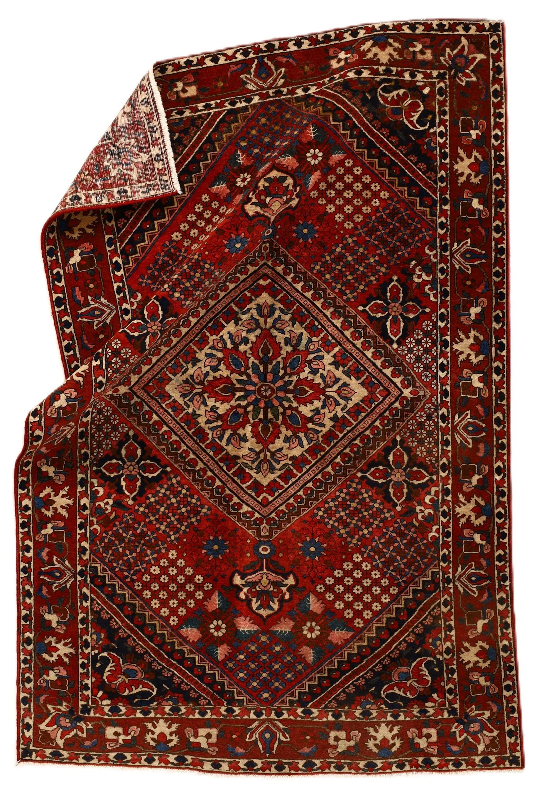 Alternative view of Wool Bakhtiari Persian Rug 208 × 137 cm, hand-knotted