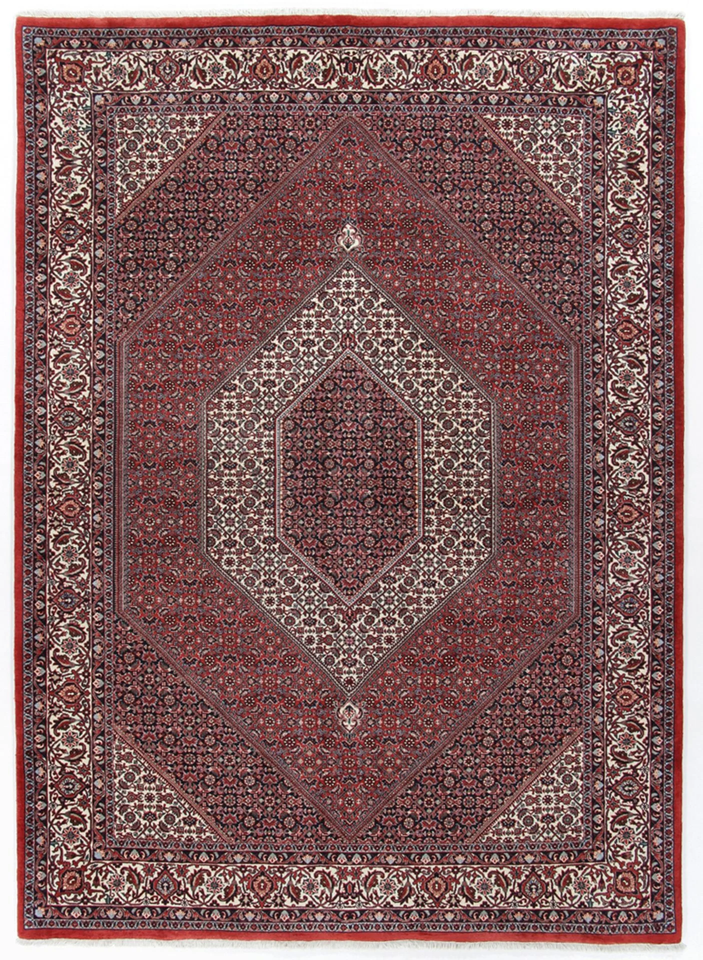 Bijar Persian Rug 172 × 242 cm in Wool & Silk, hand-knotted