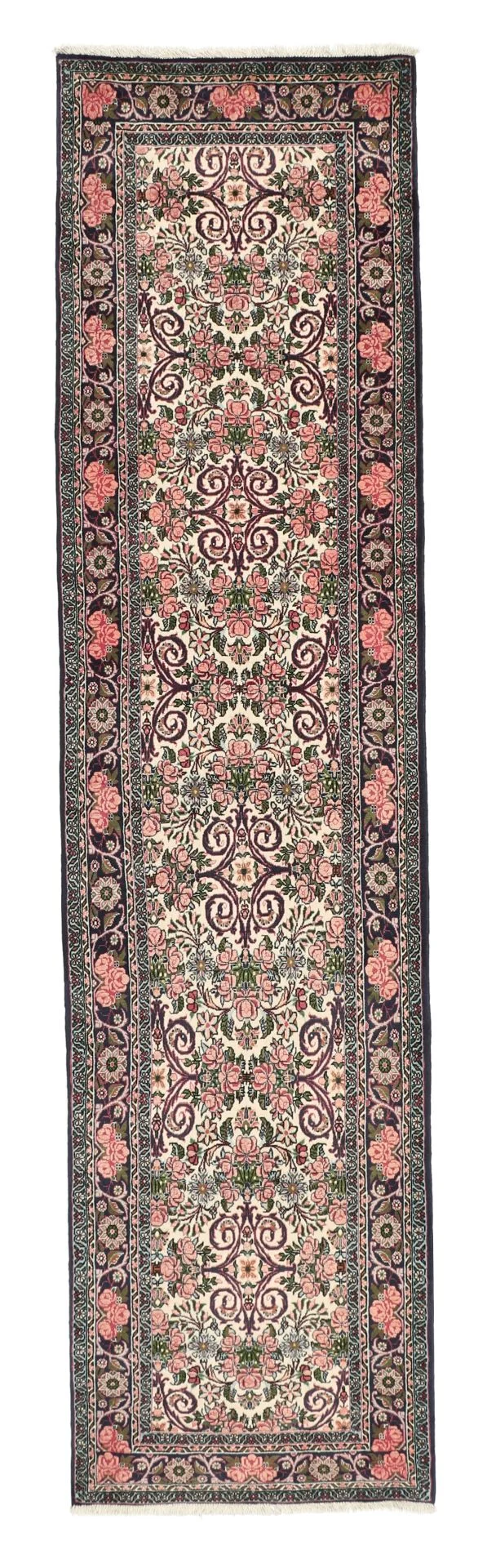 Wool Bijar Persian Rug 75 × 300 cm, hand-knotted