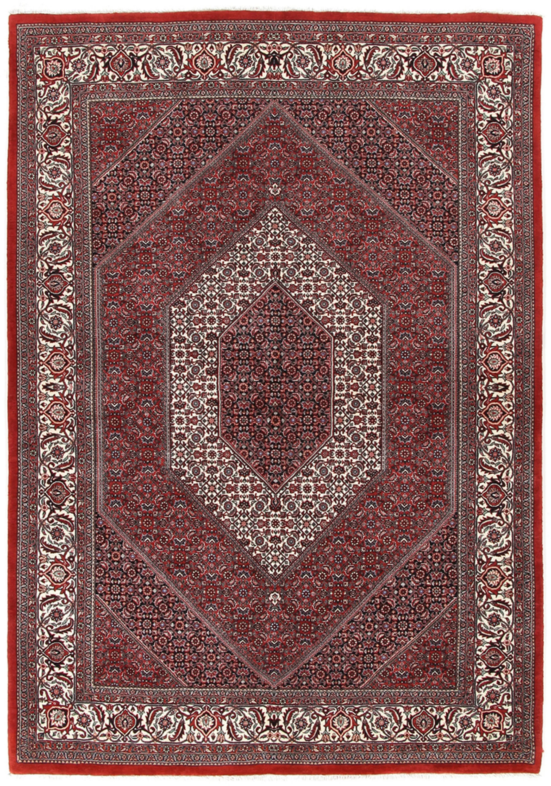 Bijar Persian Rug 170 × 250 cm in Wool & Silk, hand-knotted