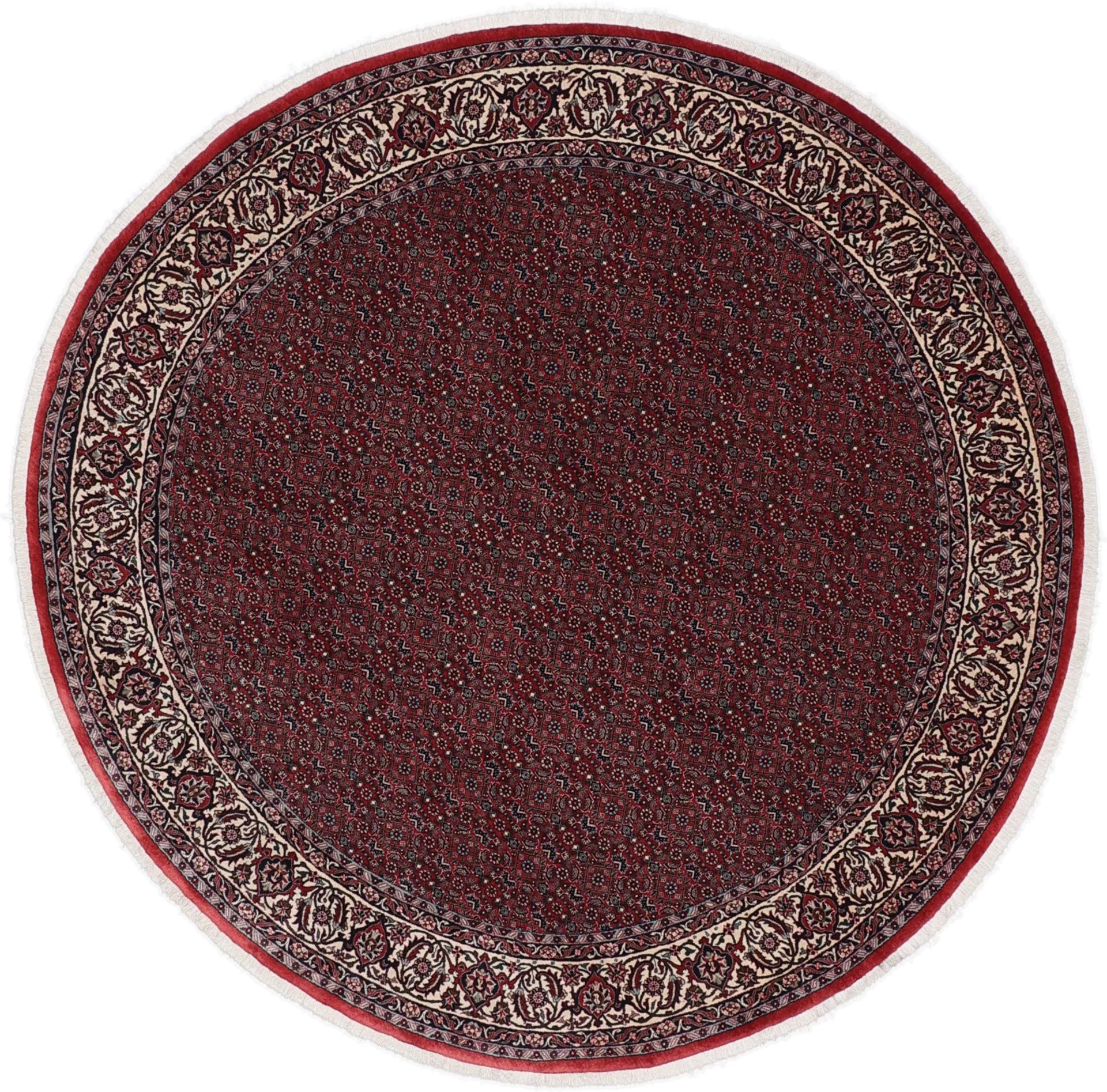 Wool Bijar Persian Rug 220 × 220 cm, hand-knotted