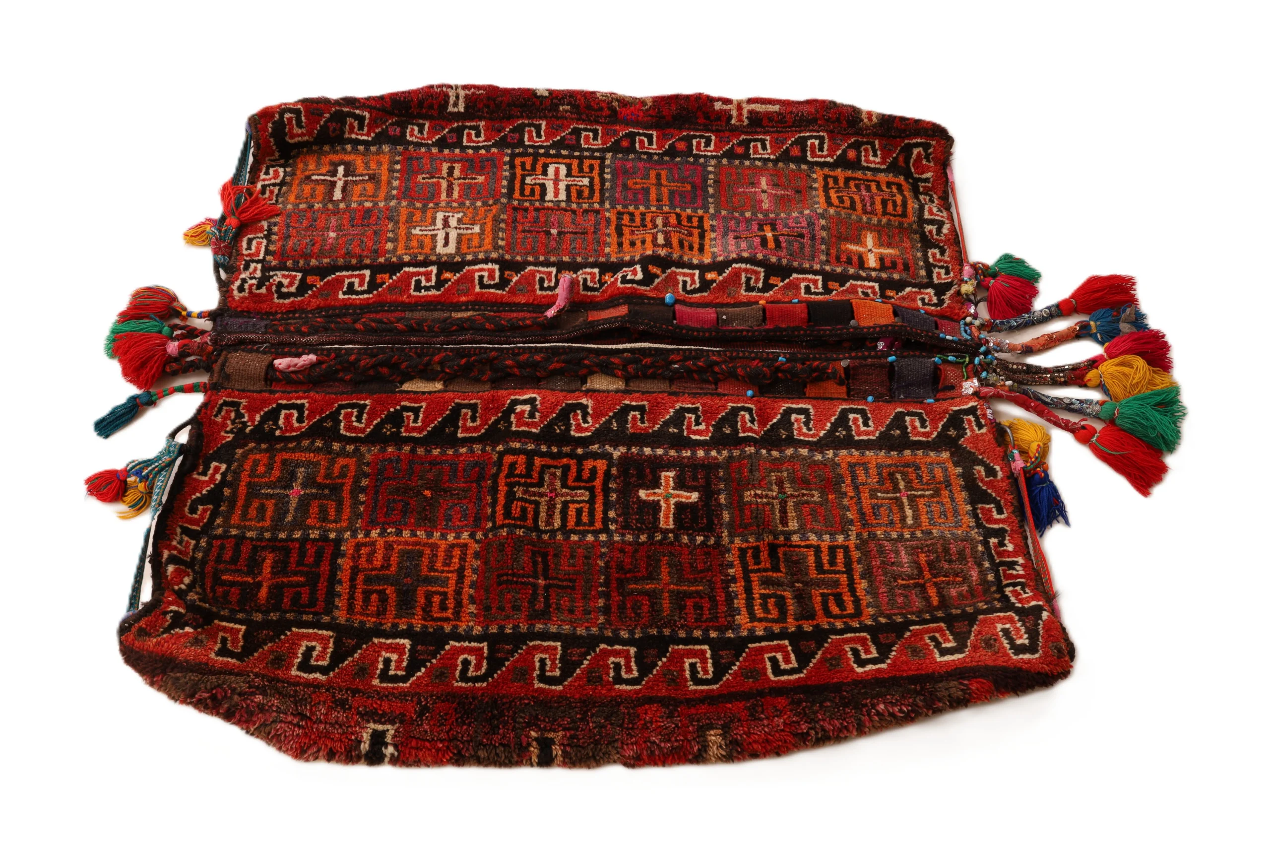 Qashqai Persian Rug 138 × 127 cm in Wool, hand-knotted - Image 7