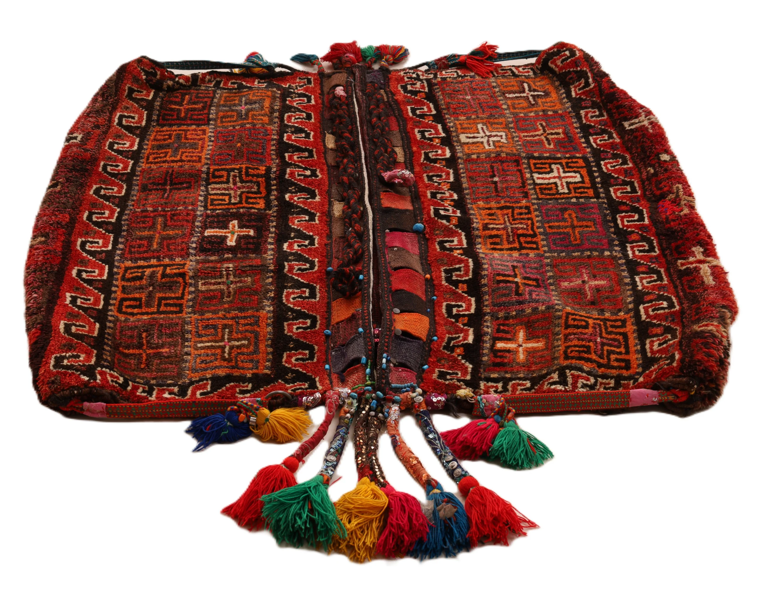 Qashqai Persian Rug 138 × 127 cm in Wool, hand-knotted - Image 8