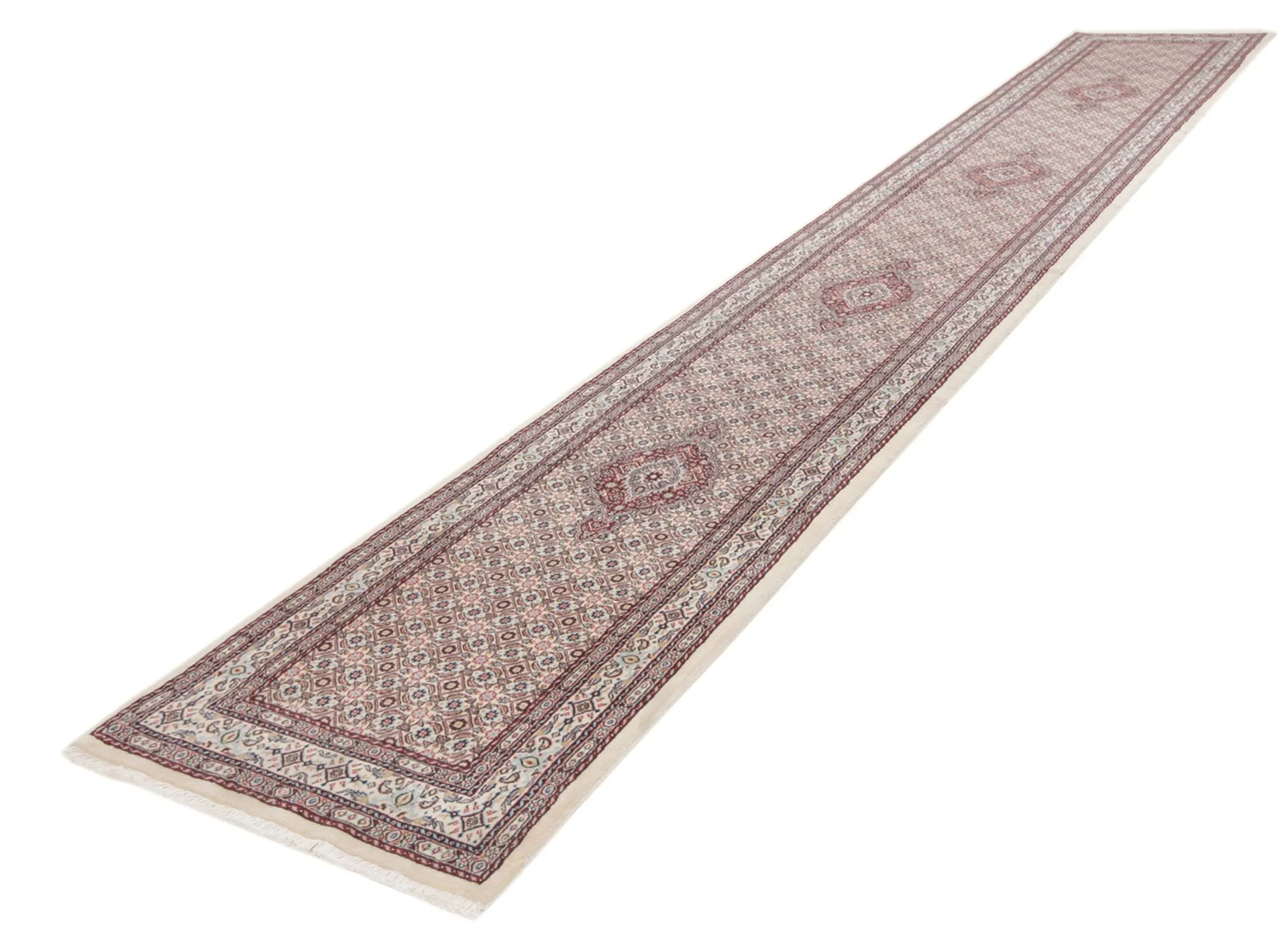 Alternative view of Wool Moud Persian Rug 80 × 500 cm, hand-knotted
