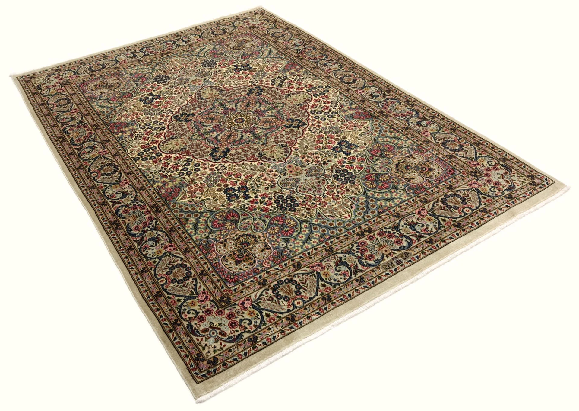 Alternative view of Tabriz Persian Rug 170 × 250 cm in Wool & Silk, hand-knotted