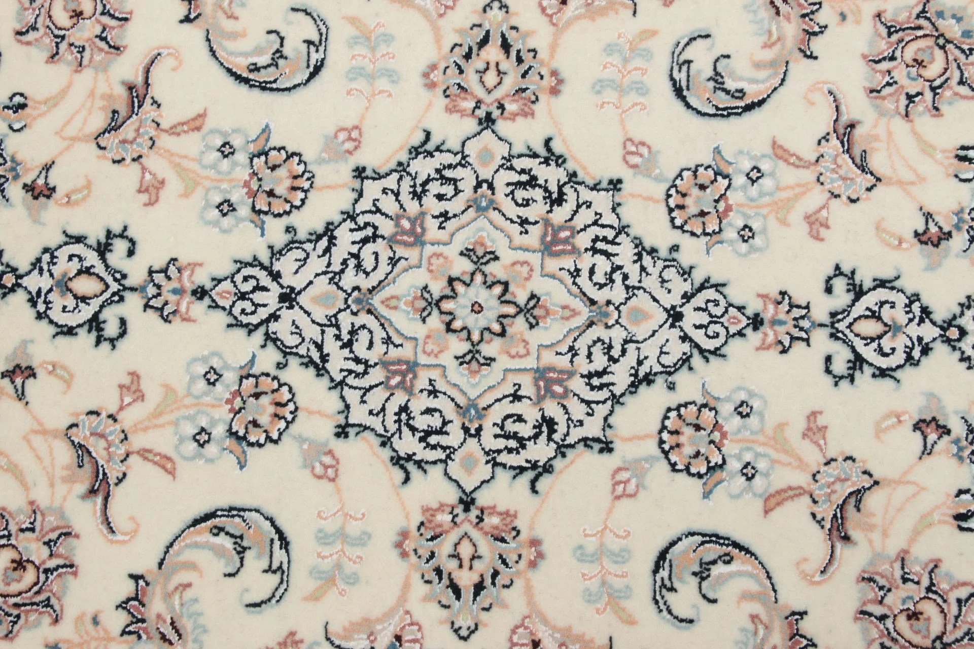 Wool & Silk Persian Rug 80 × 305 cm, hand-knotted - Image 3