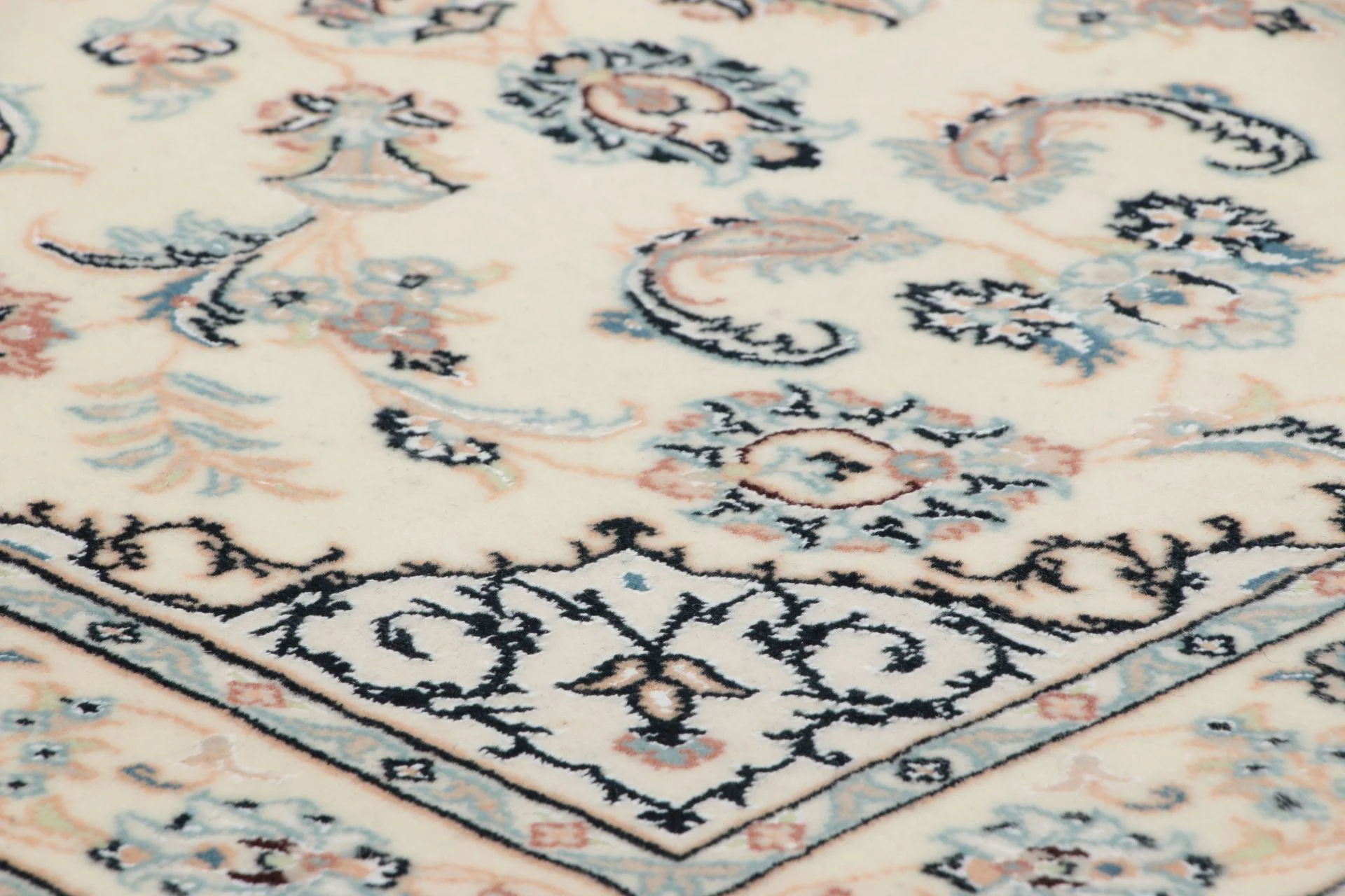 Wool & Silk Persian Rug 80 × 305 cm, hand-knotted - Image 5