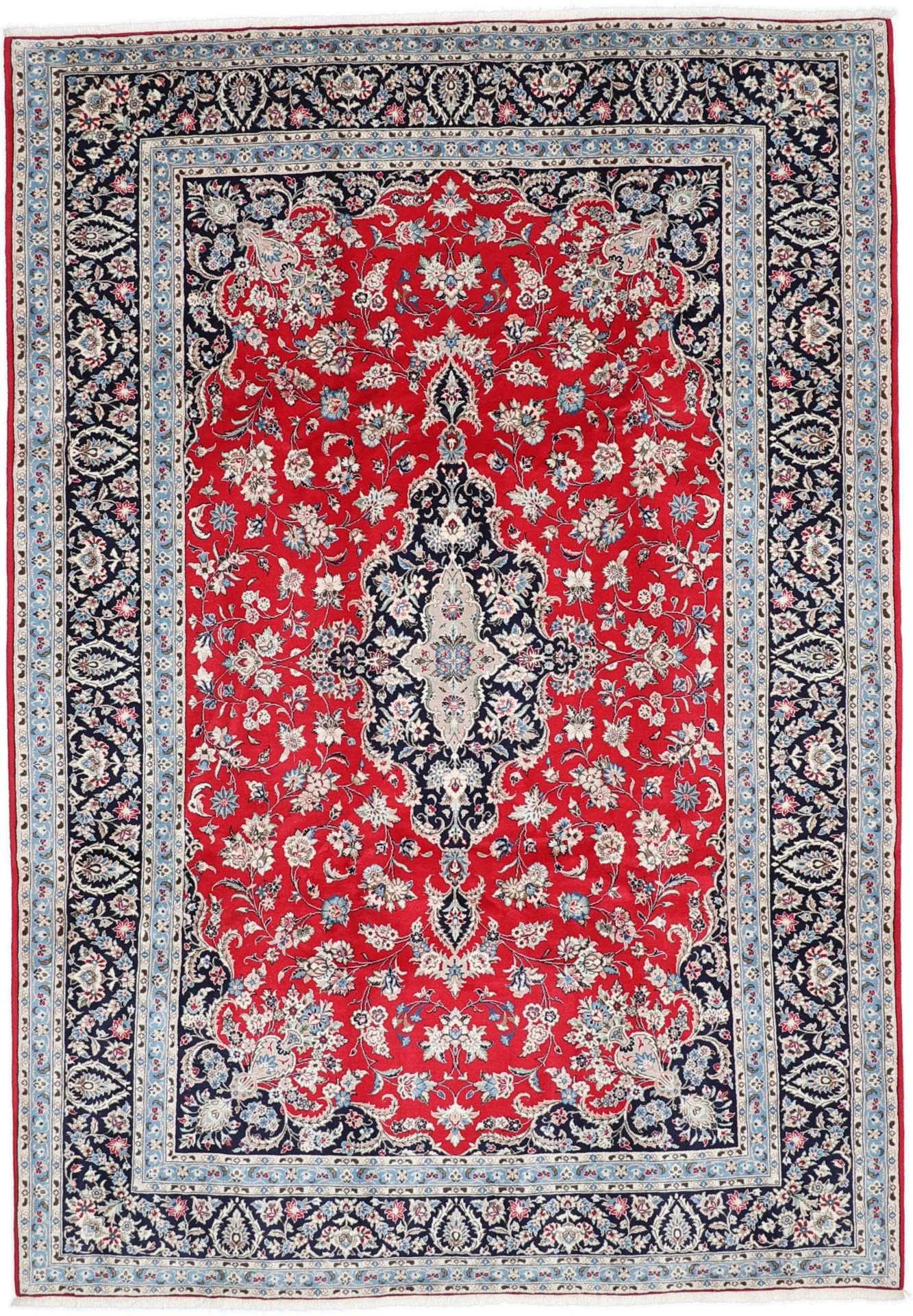 Kashan Persian Rug 248 × 355 cm in Wool, hand-knotted