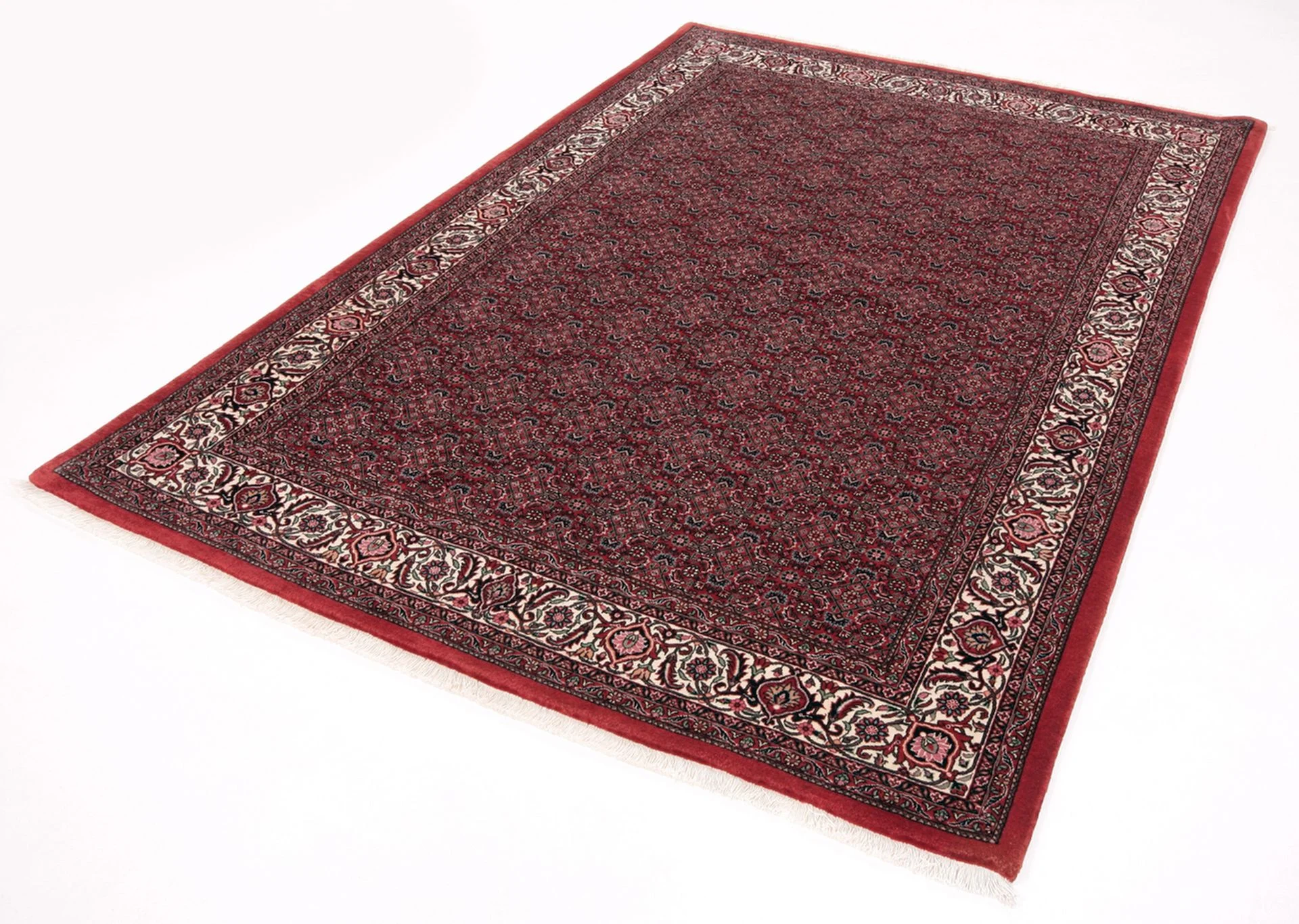 Alternative view of Wool & Silk Bijar Persian Rug 167 × 250 cm, hand-knotted
