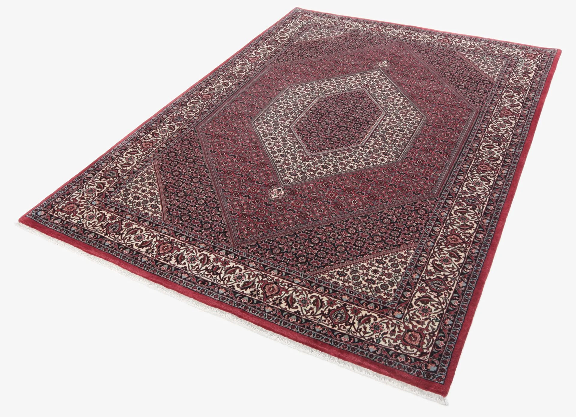Alternative view of Bijar Persian Rug 172 × 242 cm in Wool & Silk, hand-knotted