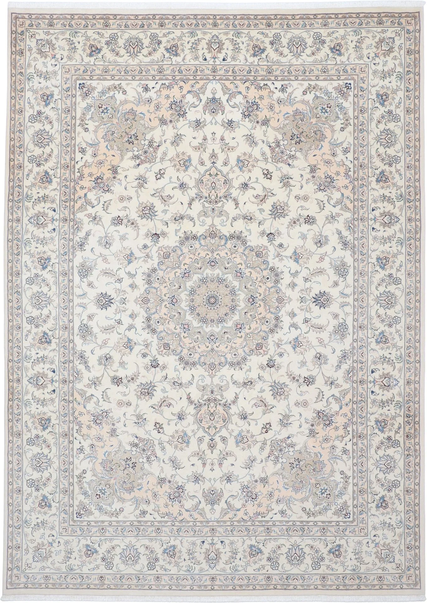 Nain Persian Rug 252 × 352 cm in Wool, hand-knotted