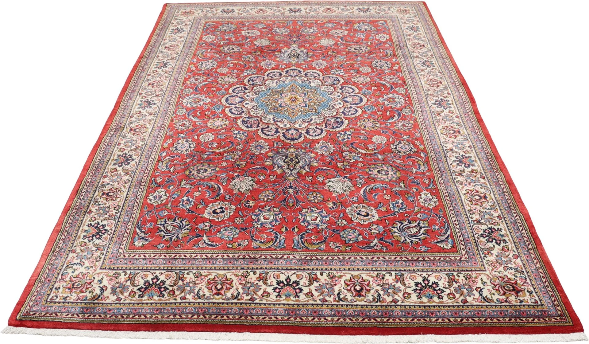 Alternative view of Sarouk Persian Rug 205 × 303 cm in Wool, hand-knotted