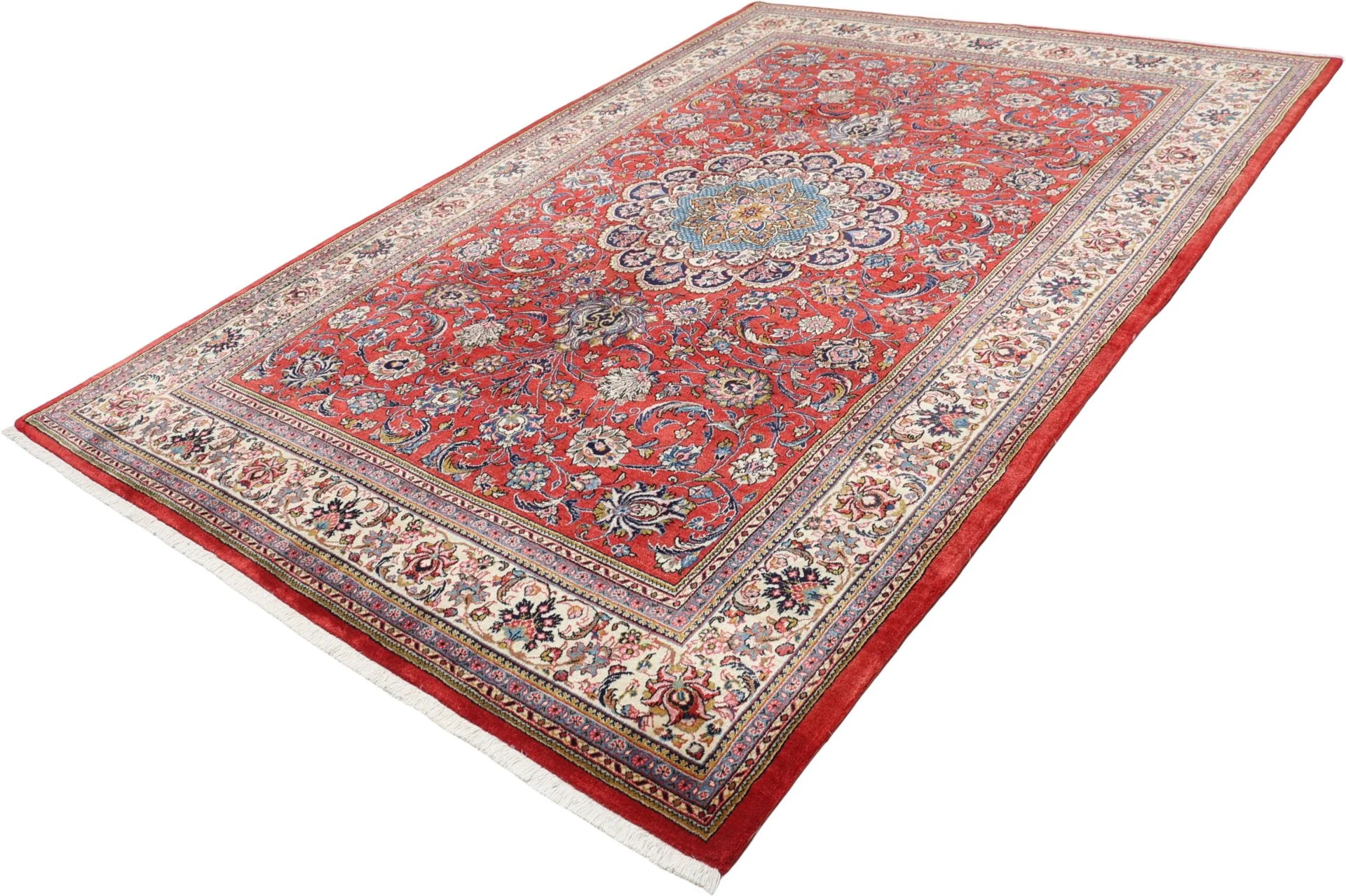 Sarouk Persian Rug 205 × 303 cm in Wool, hand-knotted - Image 3