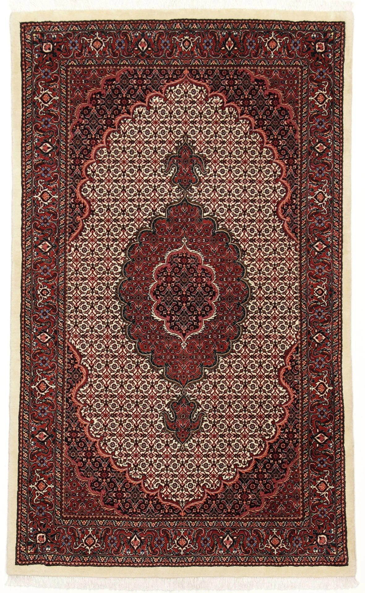 Wool & Silk Bijar Persian Rug 110 × 183 cm, hand-knotted