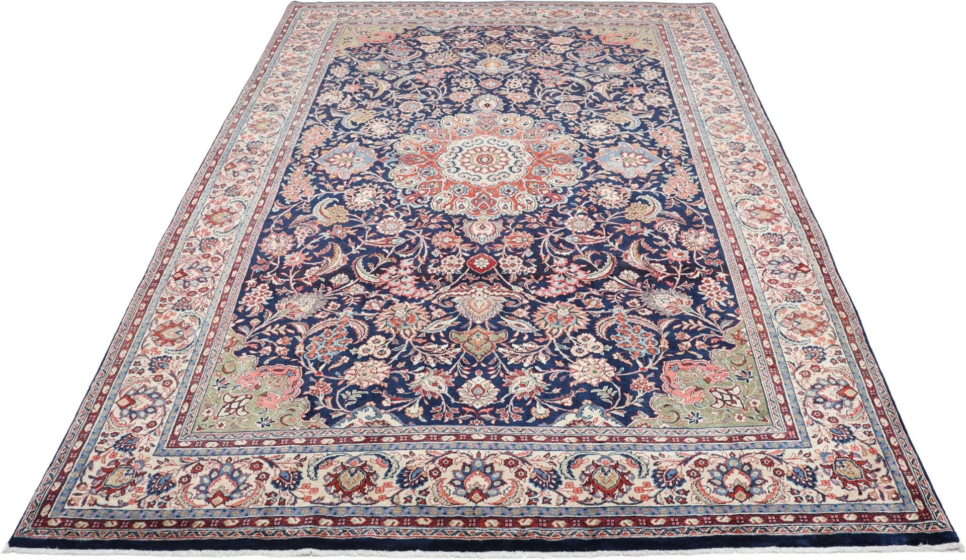 Alternative view of Wool Sarouk Persian Rug 223 × 313 cm, hand-knotted