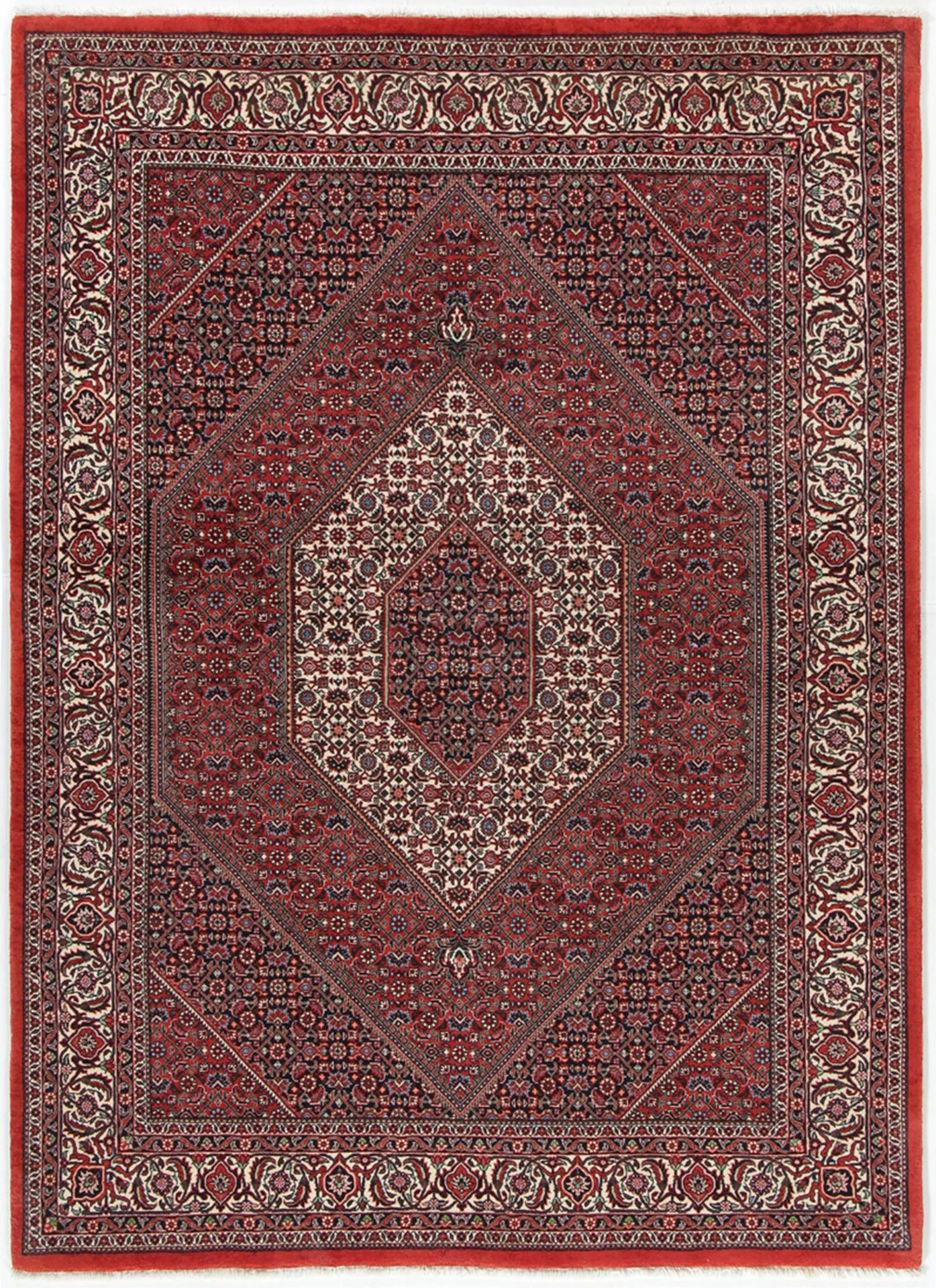 Wool & Silk Bijar Persian Rug 157 × 215 cm, hand-knotted