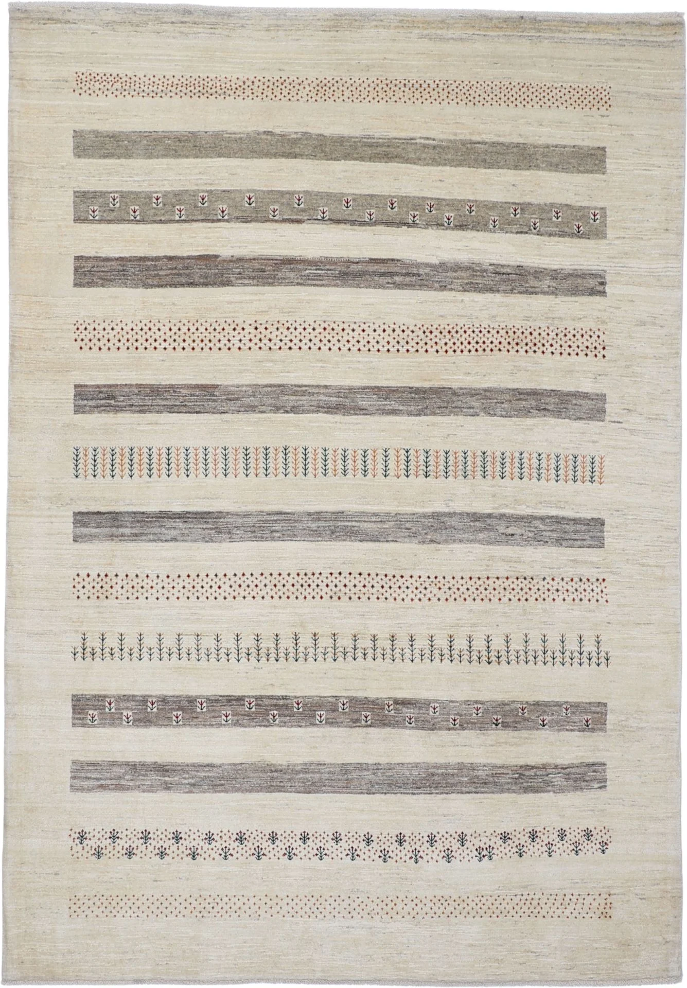 Hand-Knotted Loribaft Persian Rug, 207 × 293 cm, Wool