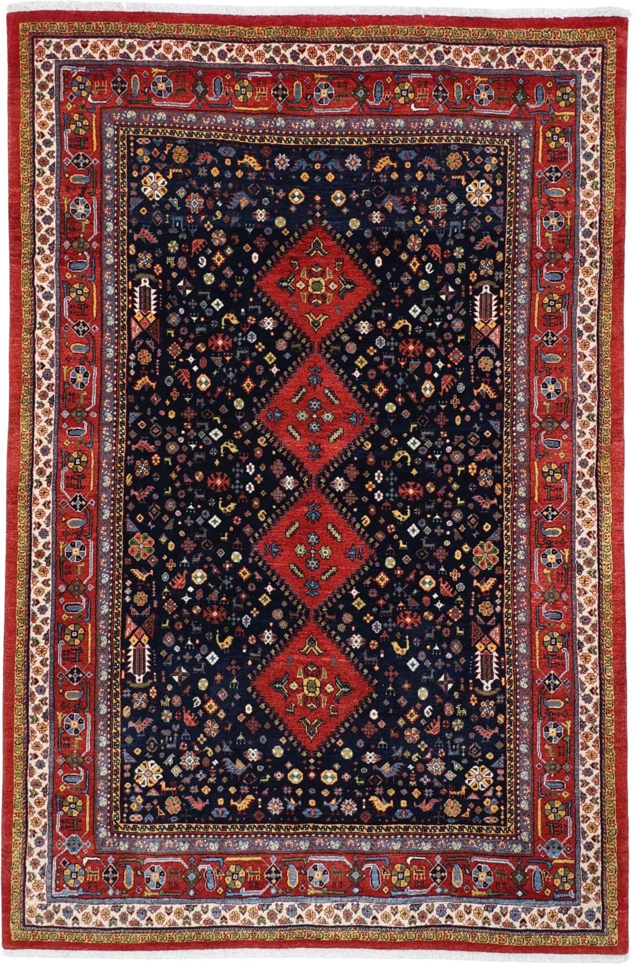 Wool Qashqai Persian Rug 173 × 259 cm, hand-knotted