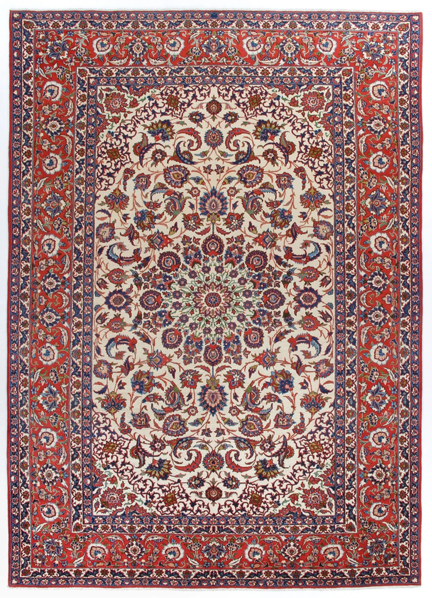 Najafabad Persian Rug 268 × 390 cm in Wool, hand-knotted