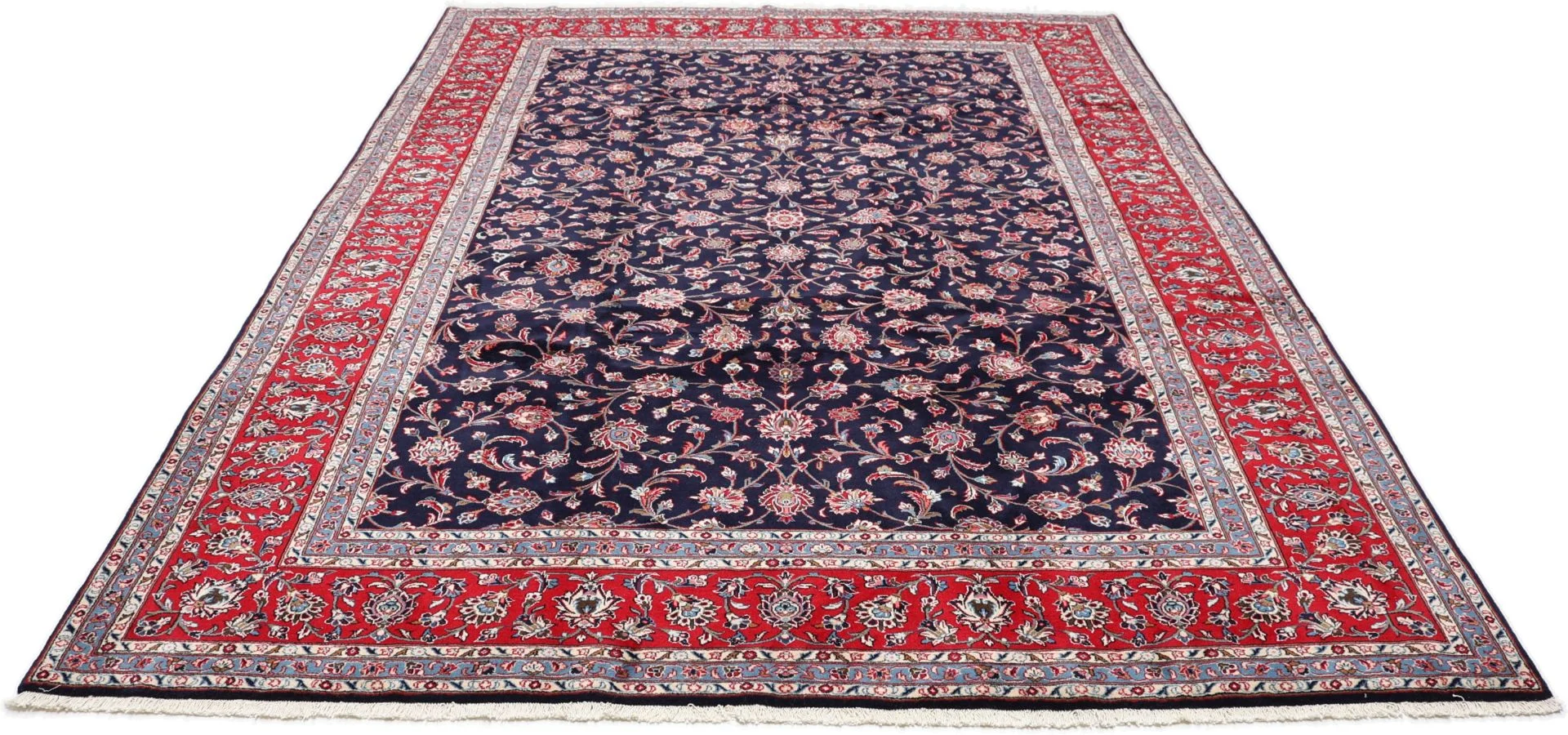 Alternative view of Hand-Knotted Kashan Persian Rug, 251 × 340 cm, Wool
