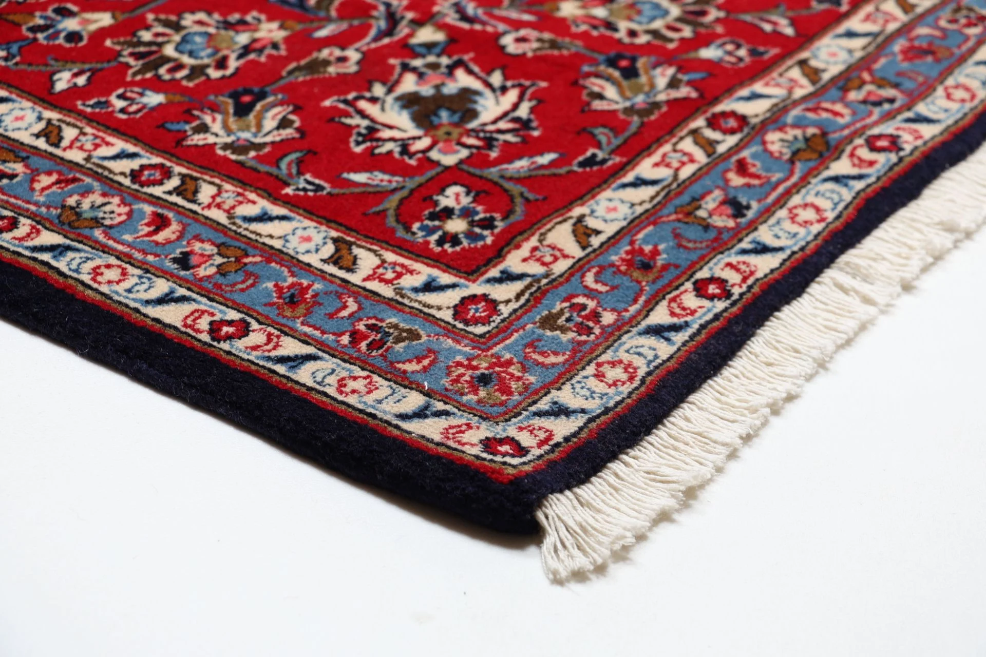 Hand-Knotted Kashan Persian Rug, 251 × 340 cm, Wool - Image 6