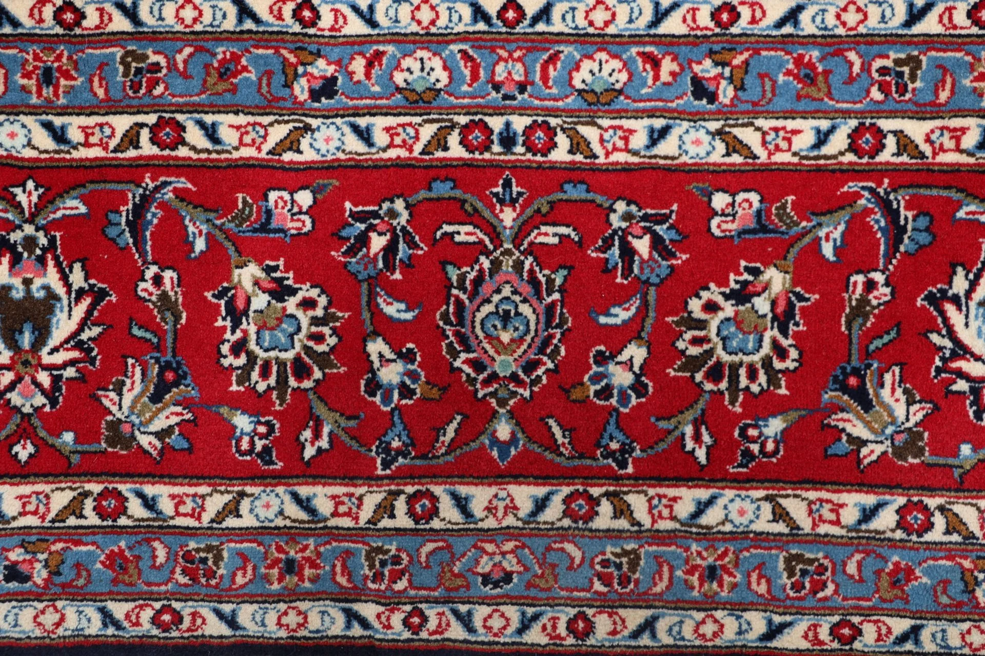 Hand-Knotted Kashan Persian Rug, 251 × 340 cm, Wool - Image 8