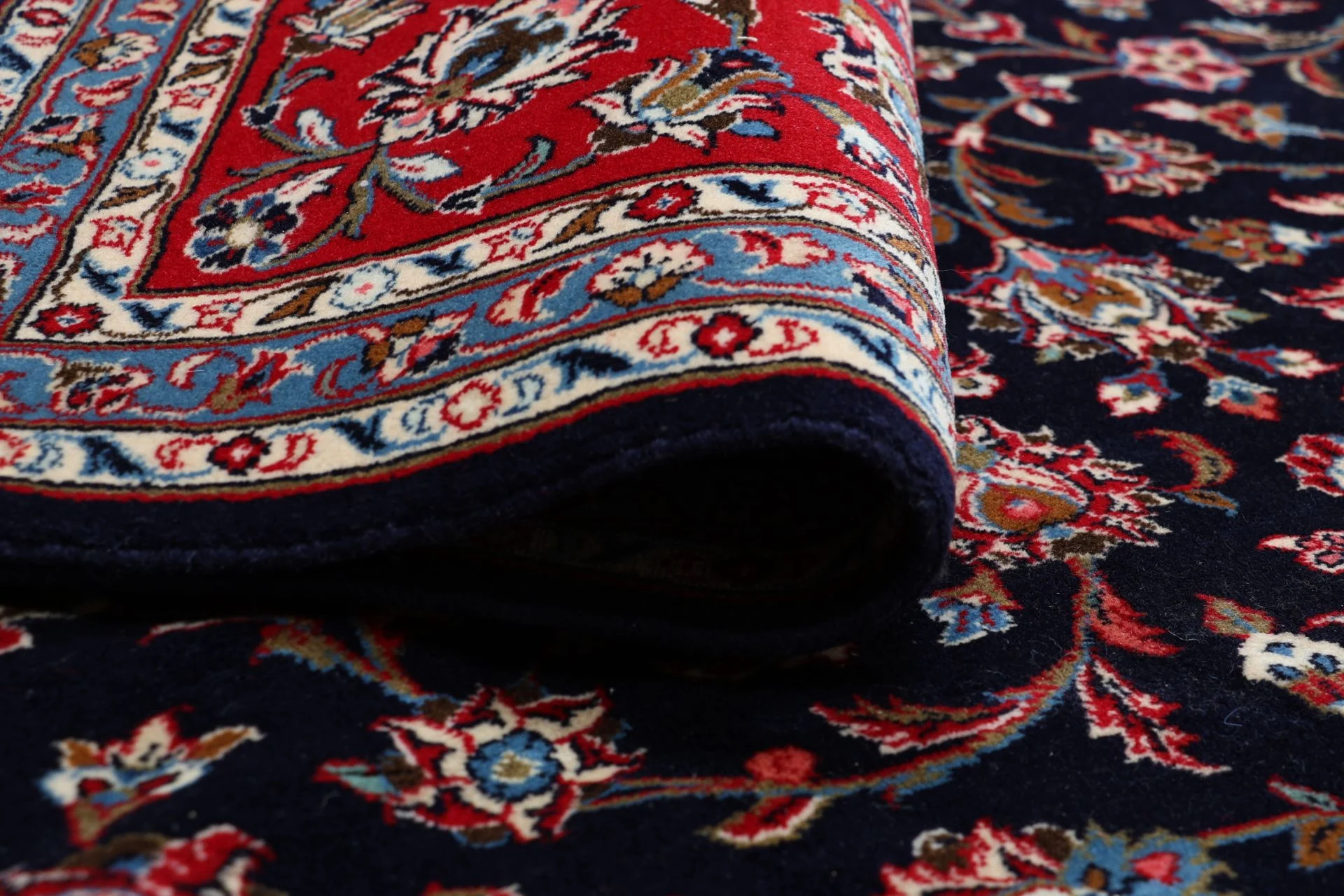 Hand-Knotted Kashan Persian Rug, 251 × 340 cm, Wool - Image 10