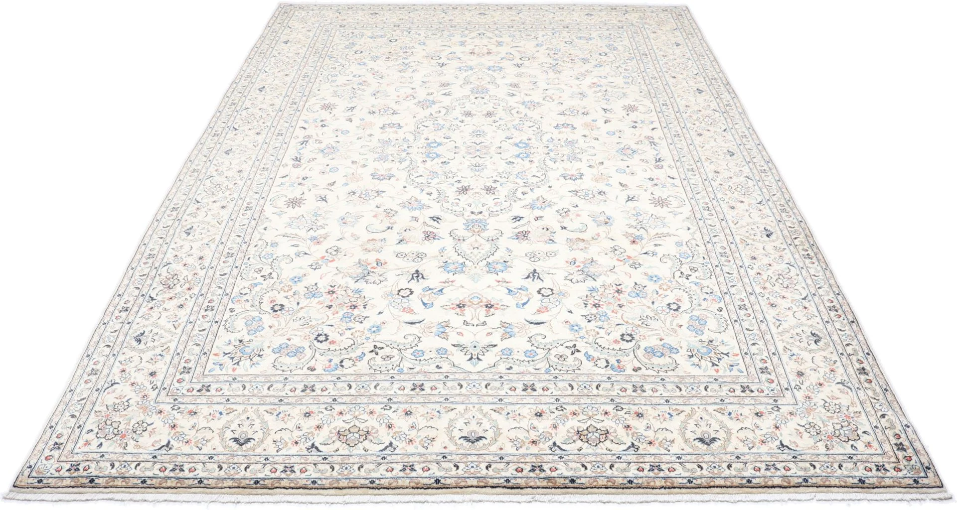Alternative view of Hand-Knotted Kashan Persian Rug, 255 × 355 cm, Wool