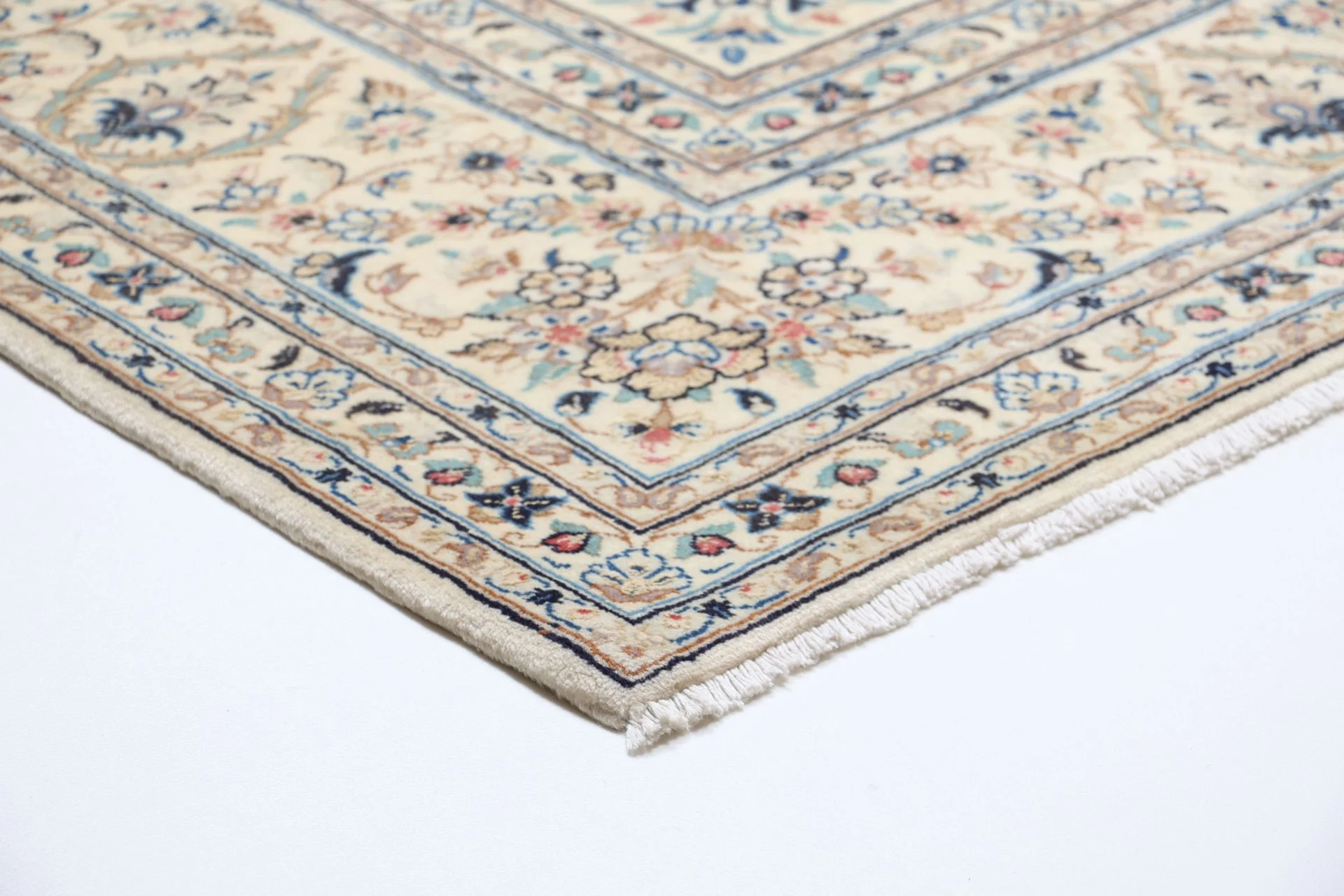 Hand-Knotted Kashan Persian Rug, 255 × 355 cm, Wool - Image 8