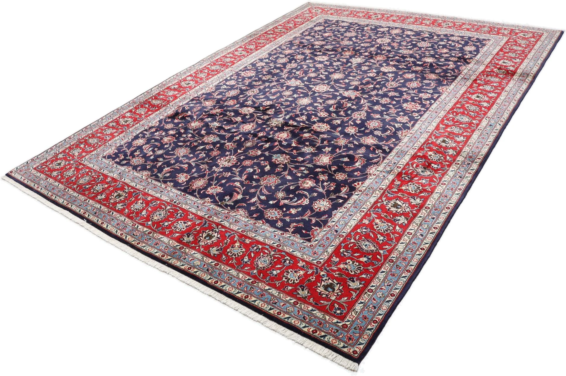 Hand-Knotted Kashan Persian Rug, 250 × 350 cm, Wool - Image 3
