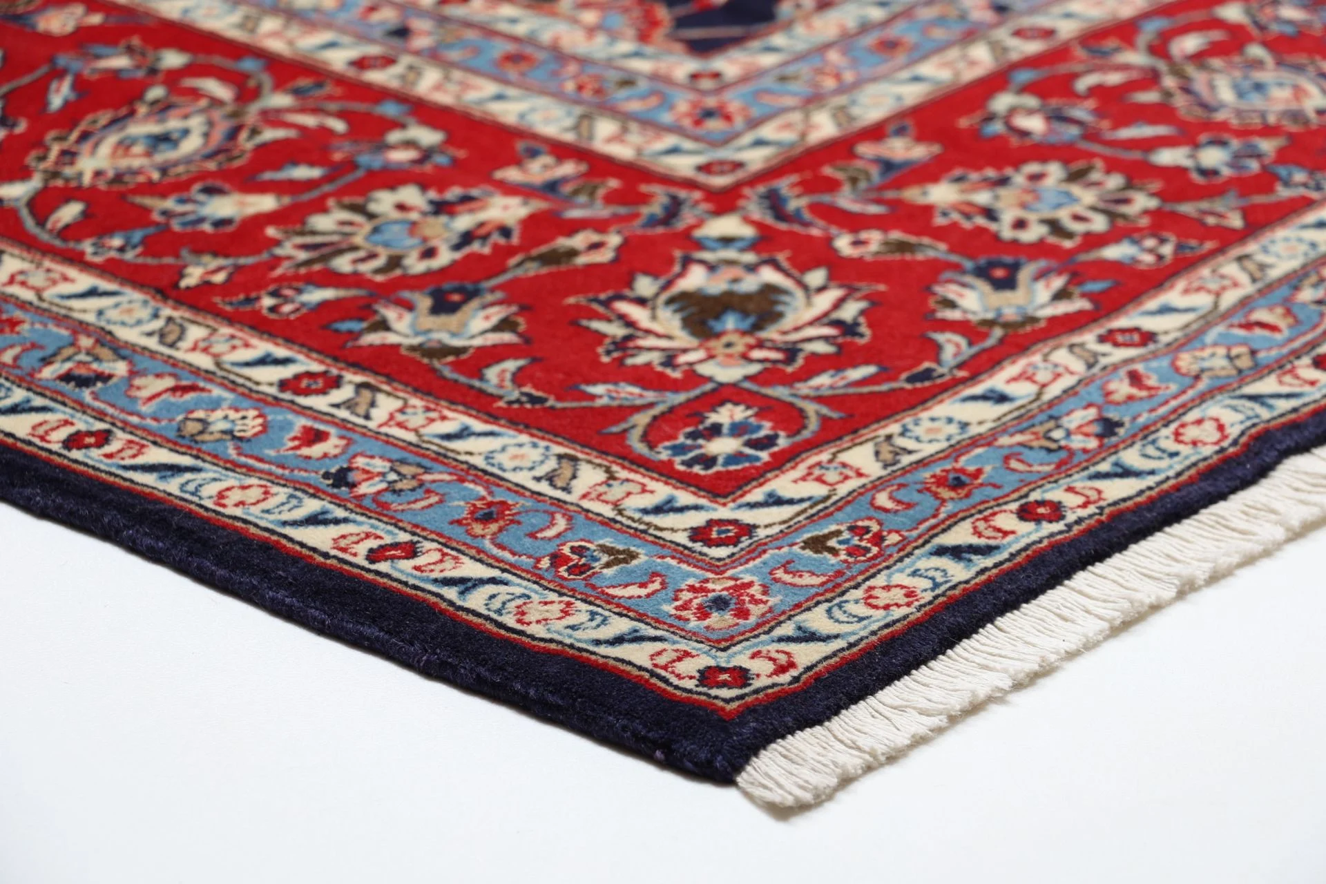 Hand-Knotted Kashan Persian Rug, 250 × 350 cm, Wool - Image 6