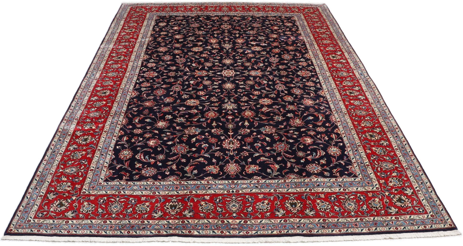 Hand-Knotted Kashan Persian Rug, 250 × 350 cm, Wool - Image 7