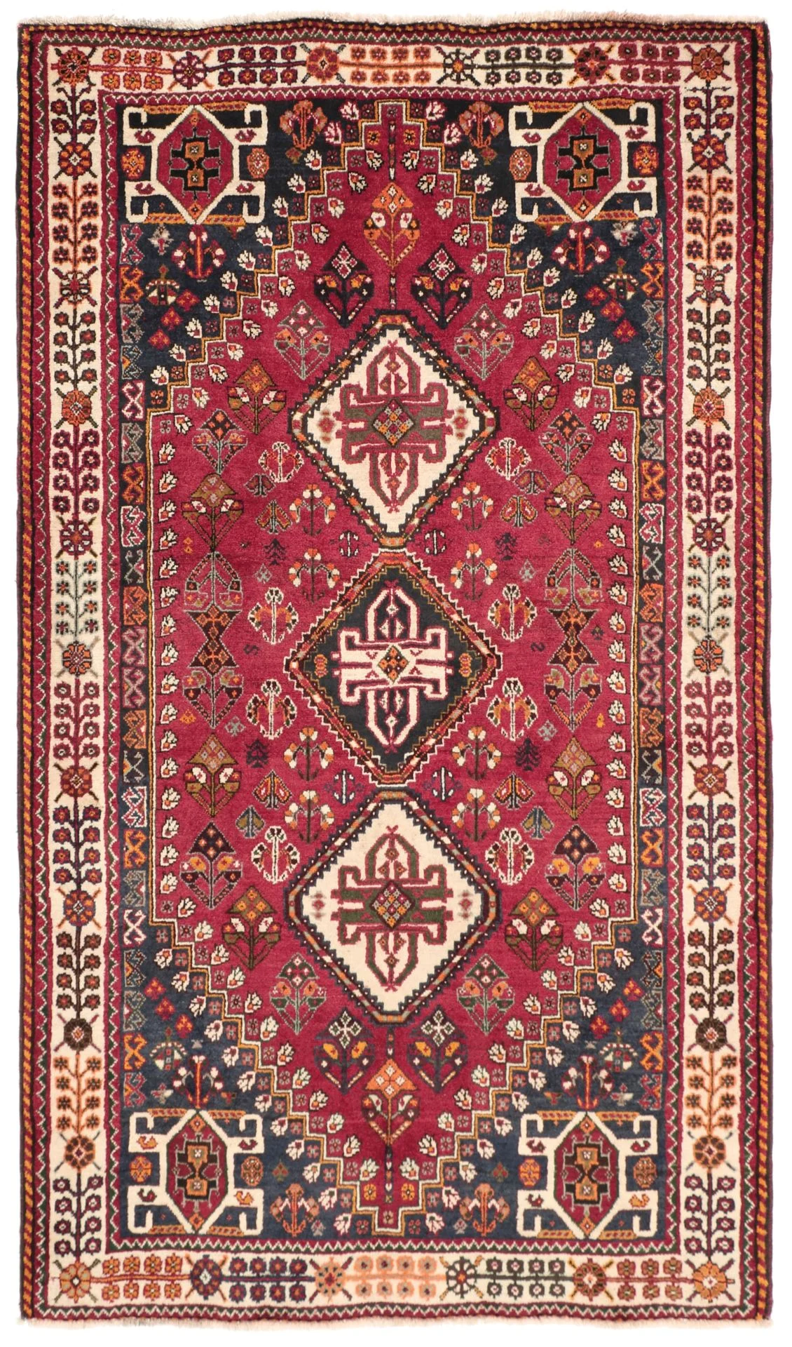 Bijar Persian Rug 142 × 208 cm in Wool & Silk, hand-knotted