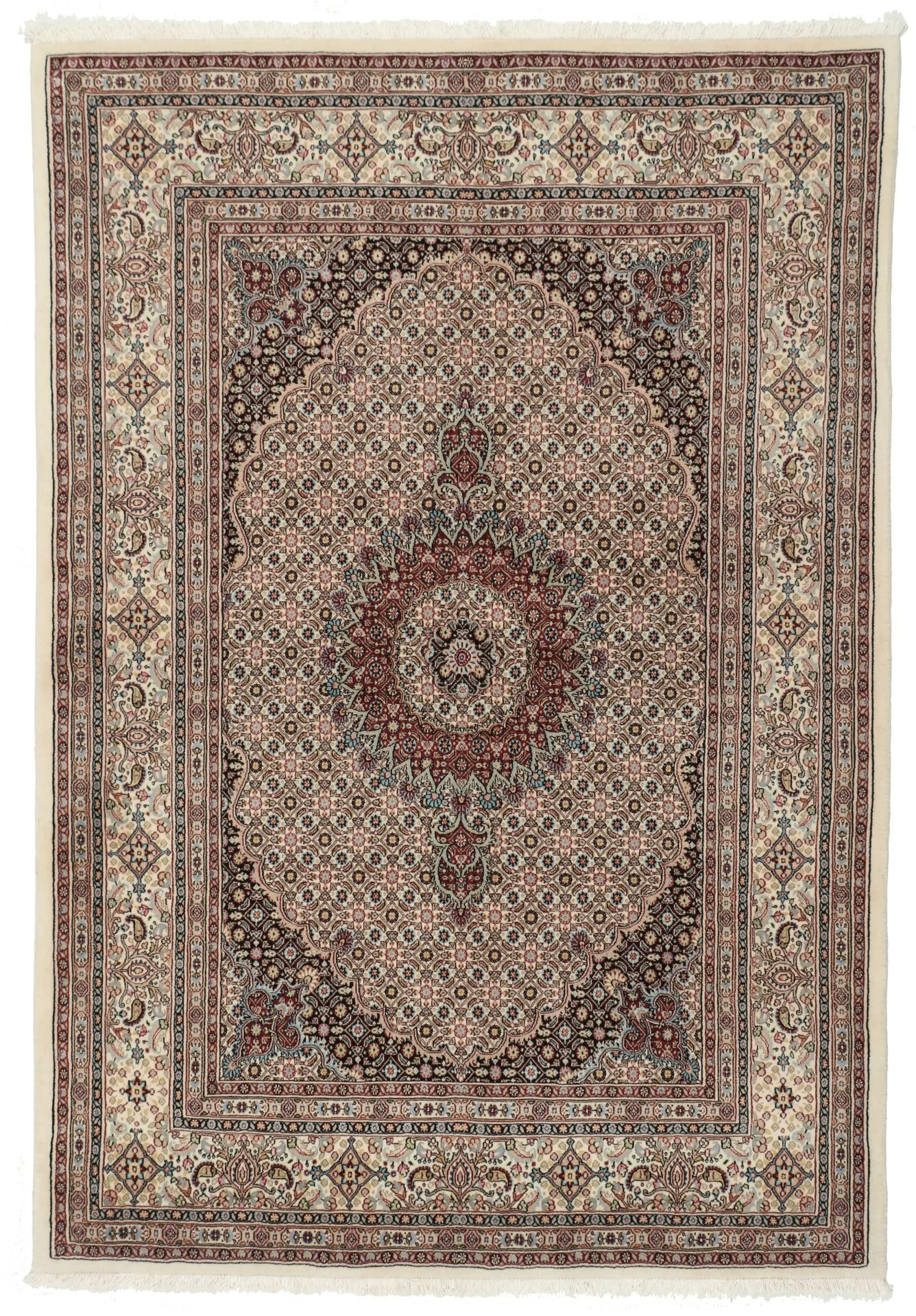 Moud Persian Rug 152 × 218 cm in Wool, hand-knotted