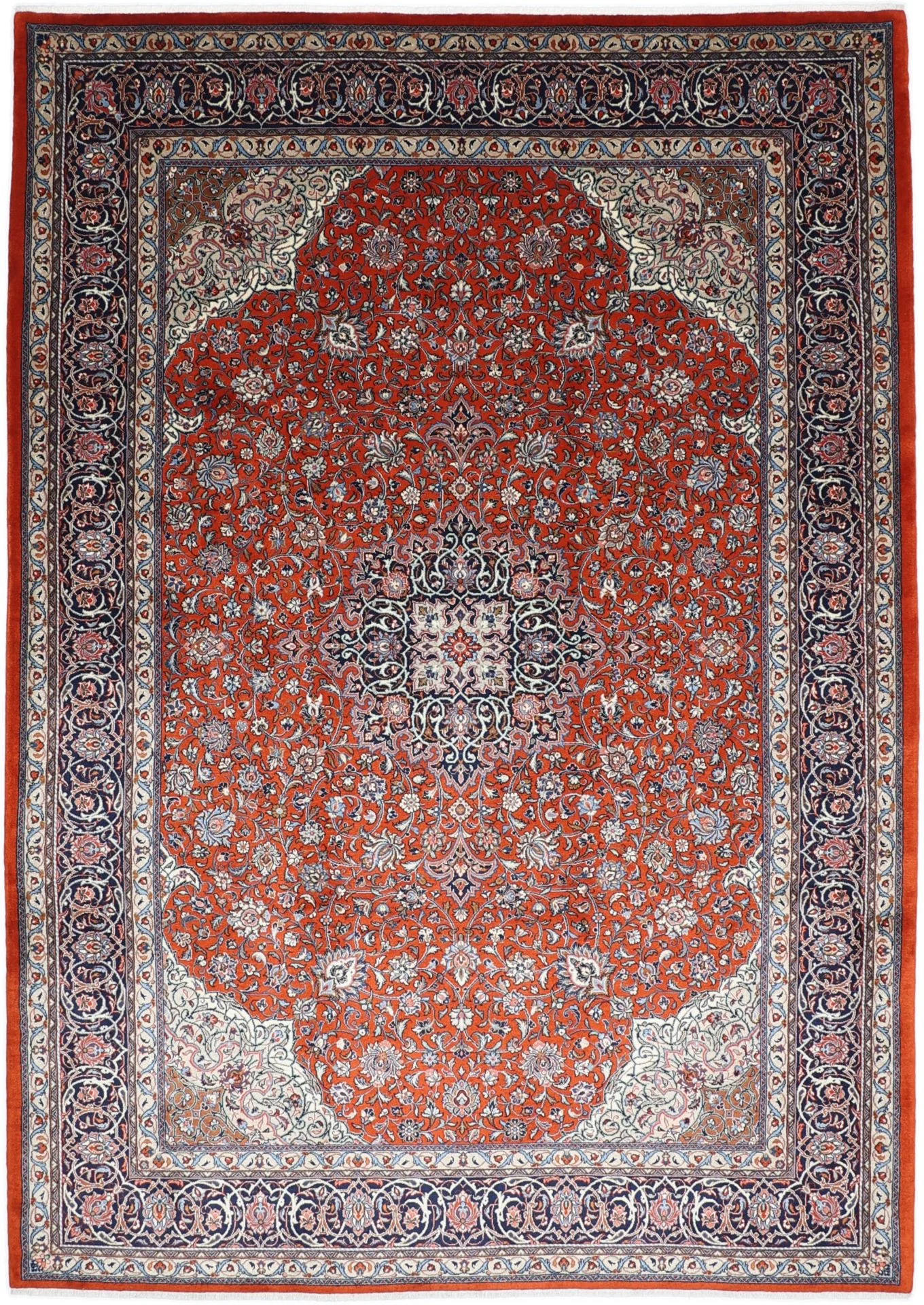 Sarouk Persian Rug 255 × 360 cm in Wool, hand-knotted
