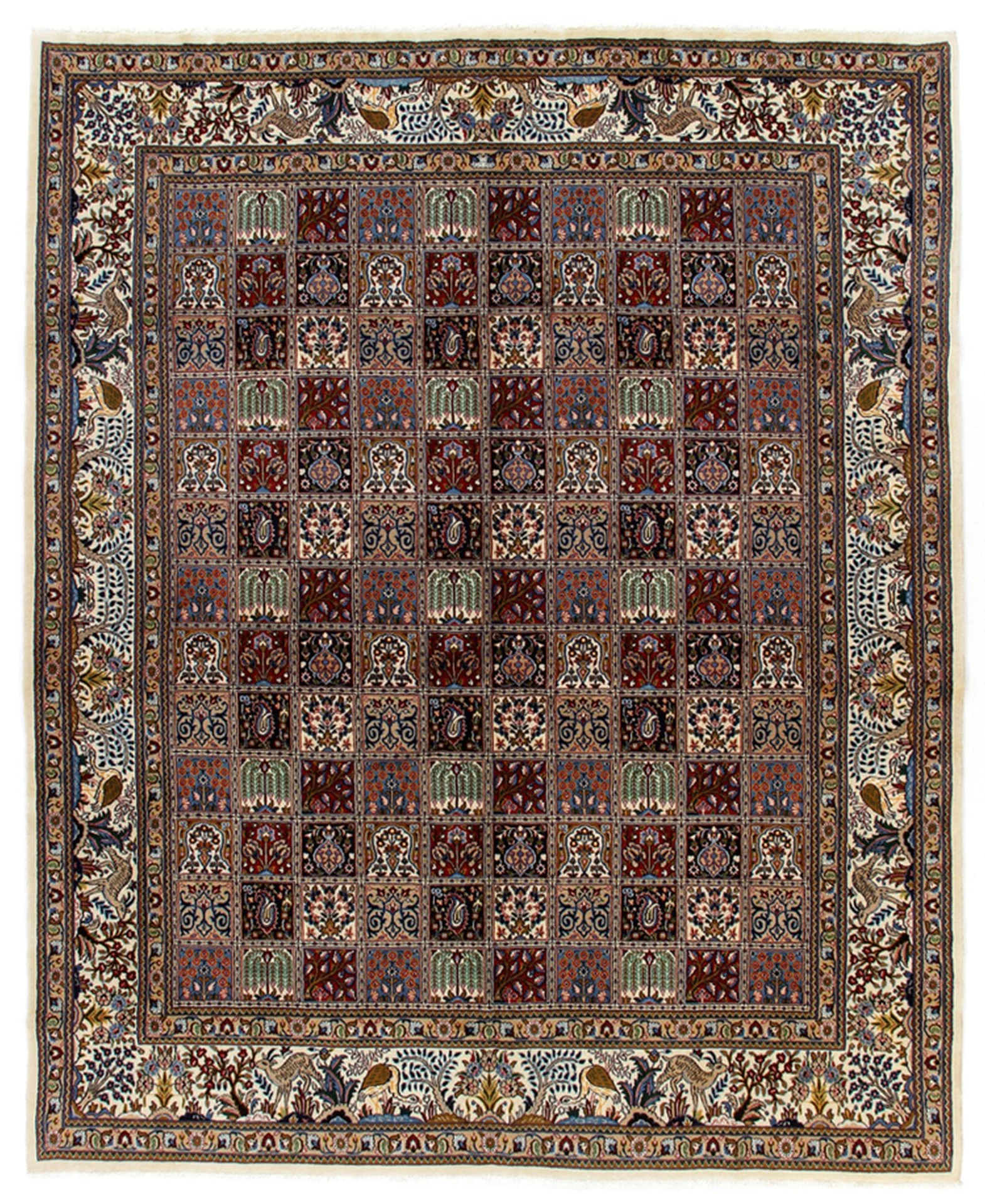 Wool Moud Persian Rug 245 × 300 cm, hand-knotted