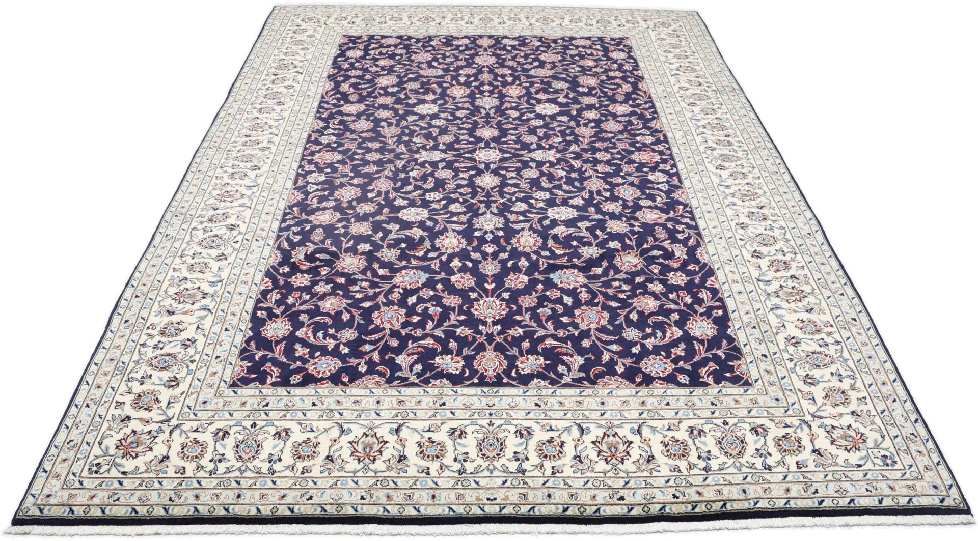 Alternative view of Wool Kashan Persian Rug 250 × 353 cm, hand-knotted
