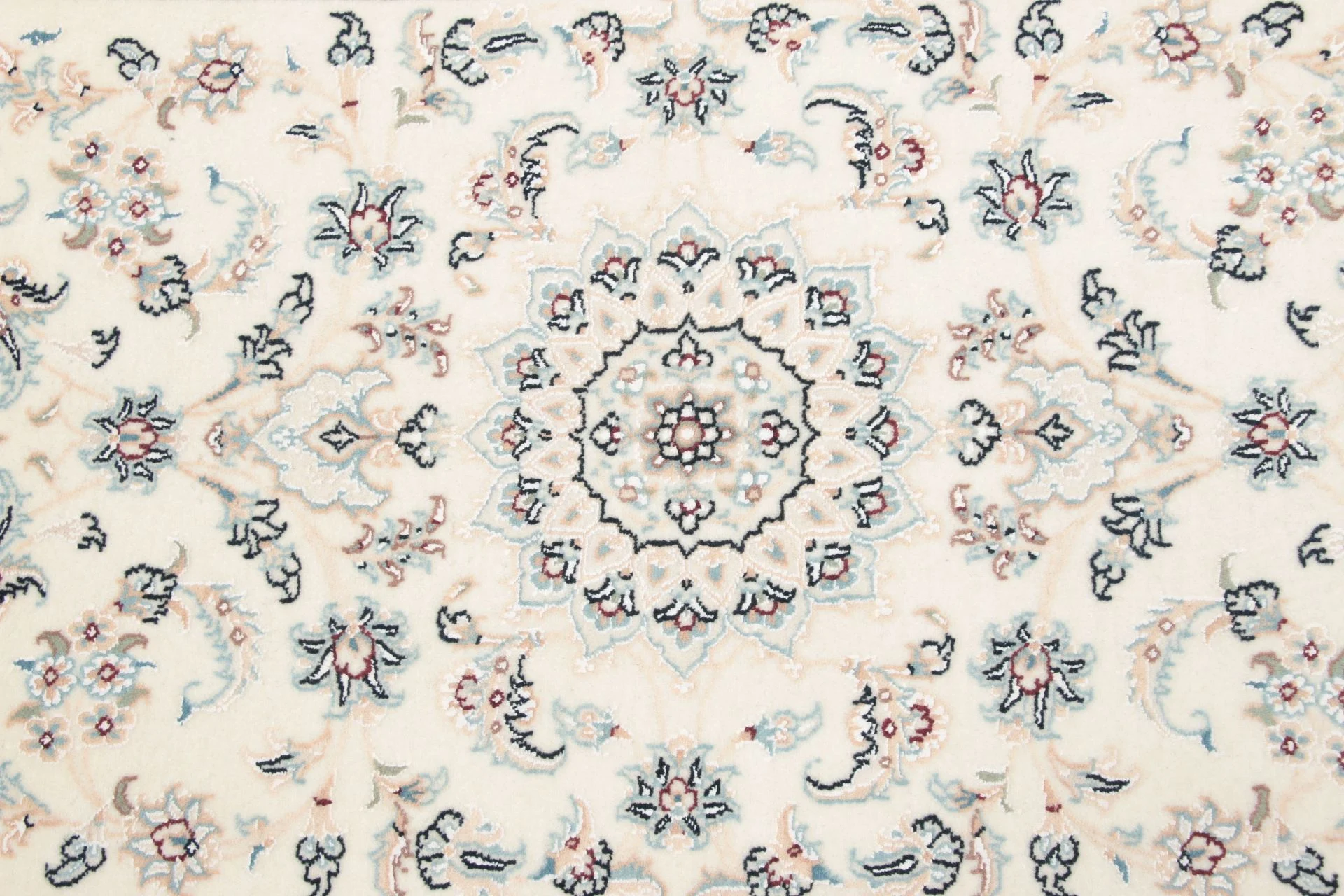 Hand-Knotted Persian Rug, 82 × 292 cm, Wool & Silk - Image 3