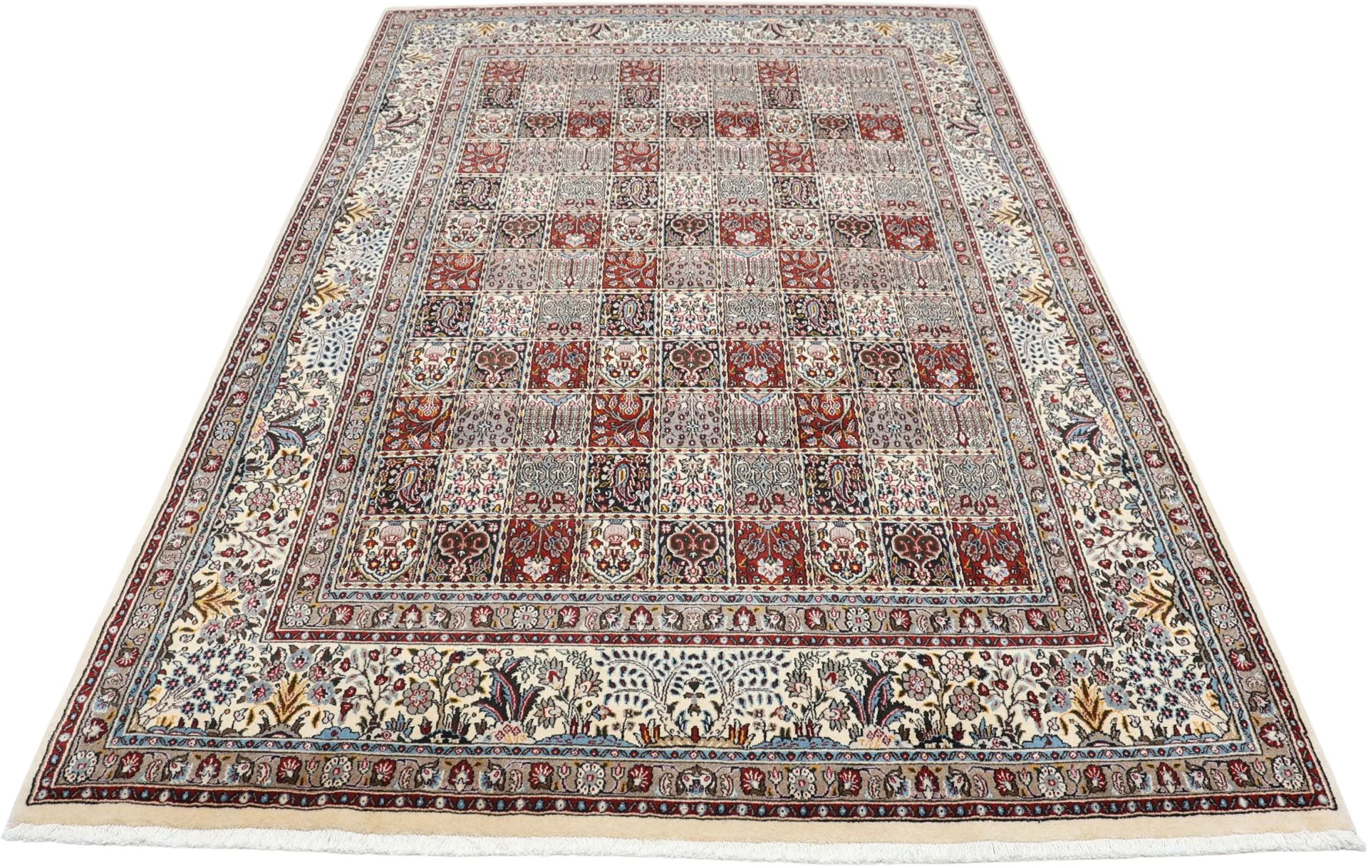 Alternative view of Moud Persian Rug 198 × 300 cm in Wool, hand-knotted