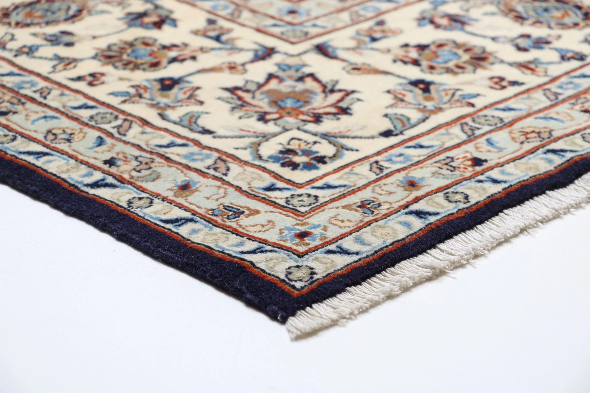 Hand-Knotted Kashan Persian Rug, 245 × 348 cm, Wool - Image 8