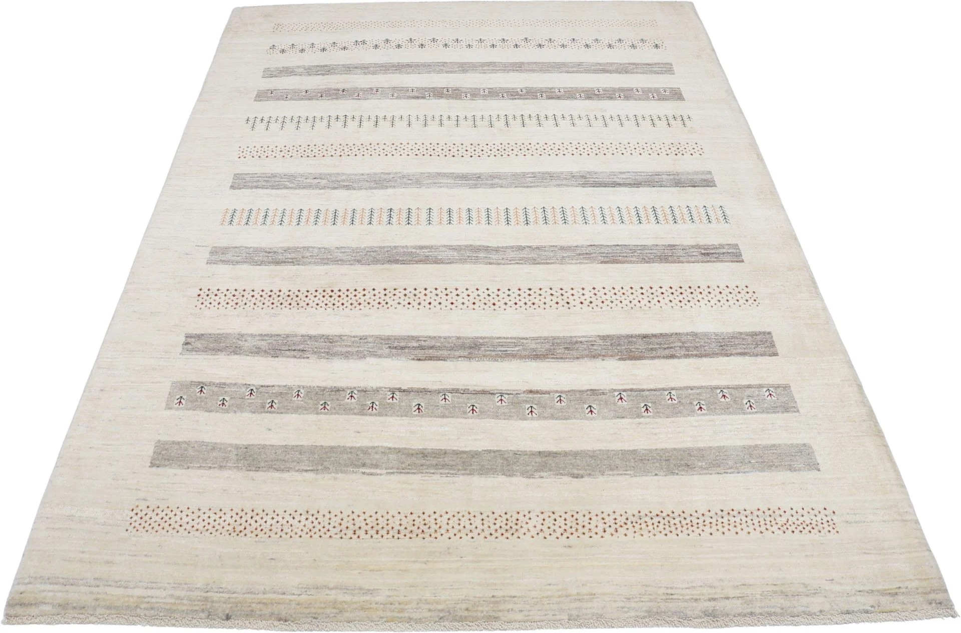 Alternative view of Hand-Knotted Loribaft Persian Rug, 207 × 293 cm, Wool