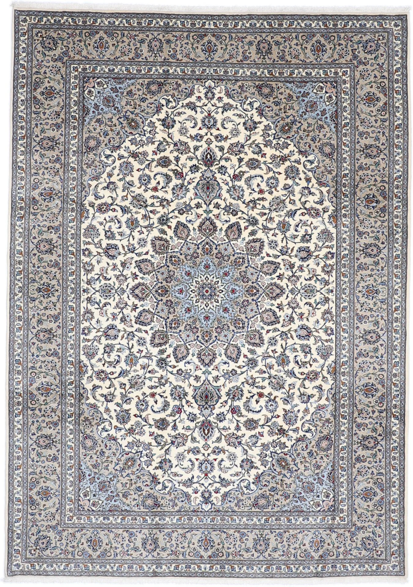 Kashan Persian Rug 250 × 340 cm in Wool, hand-knotted